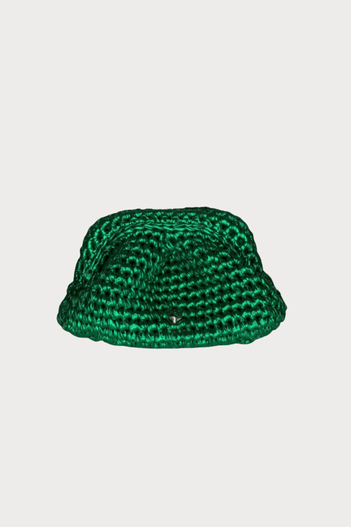 Metallic Clutch Emerald Green