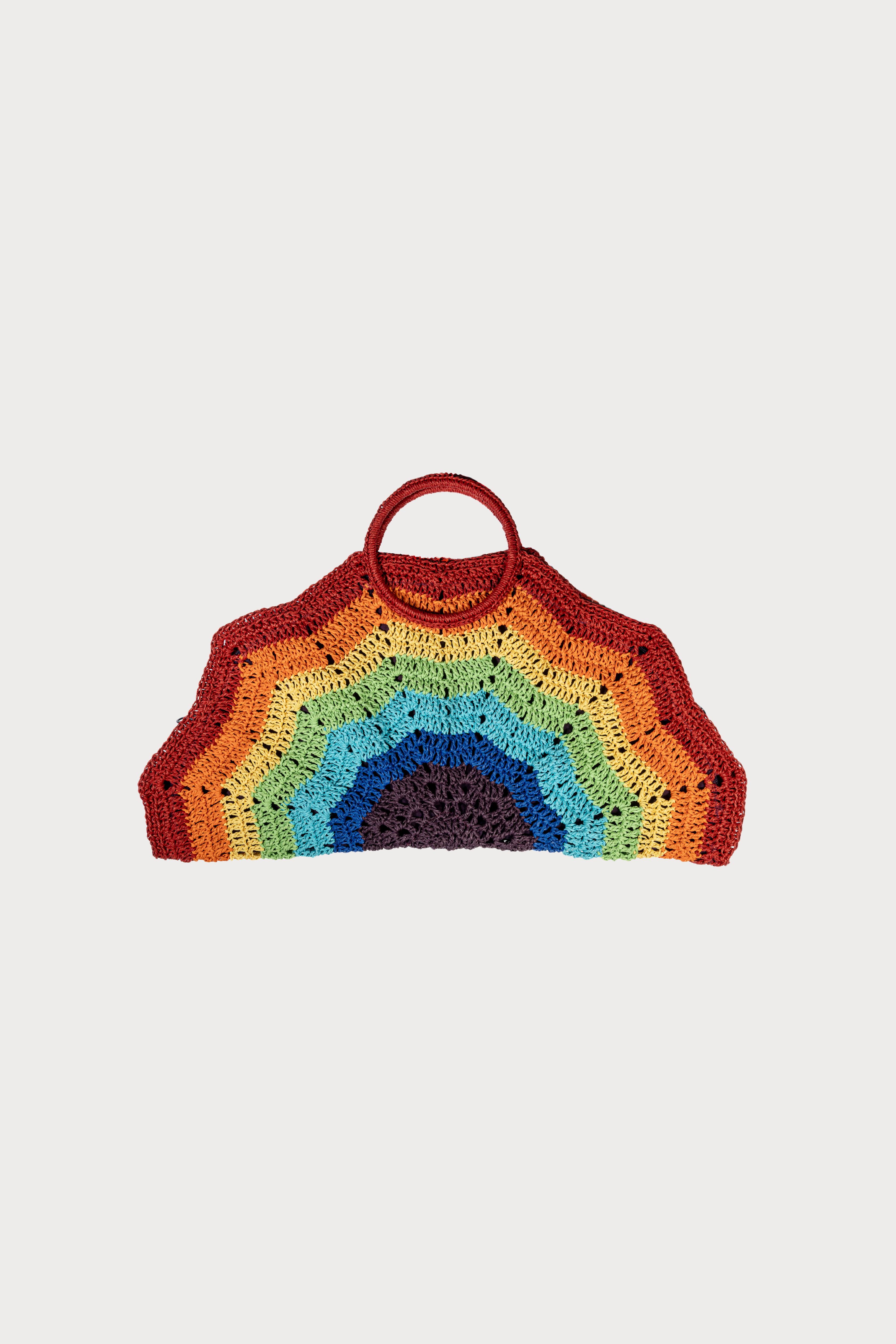 Raffia Semi Bag