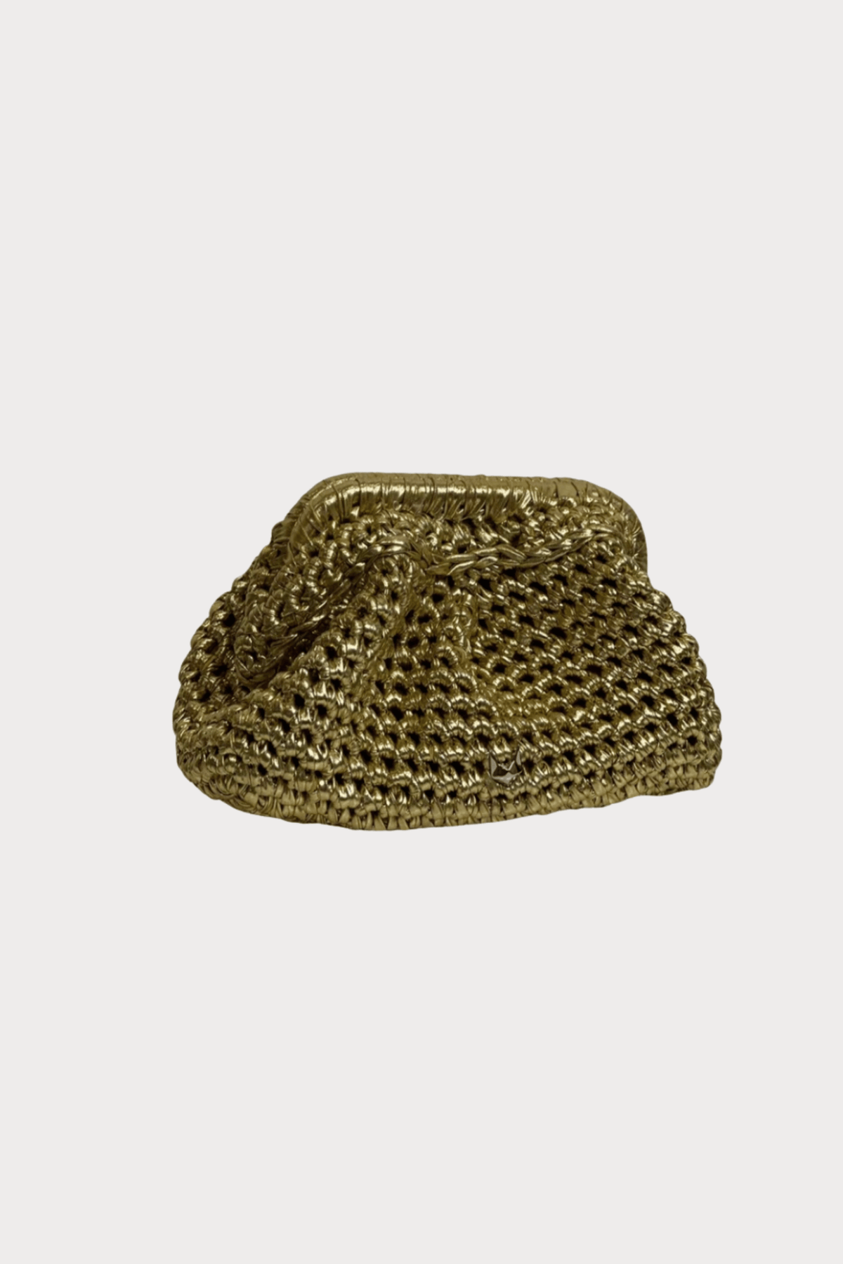 Metallic Clutch Champagne