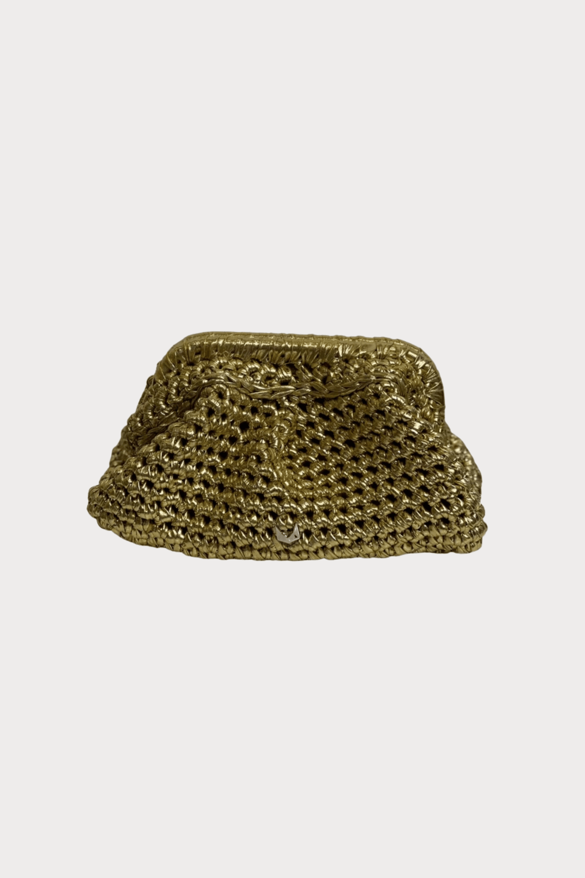 Metallic Clutch Champagne