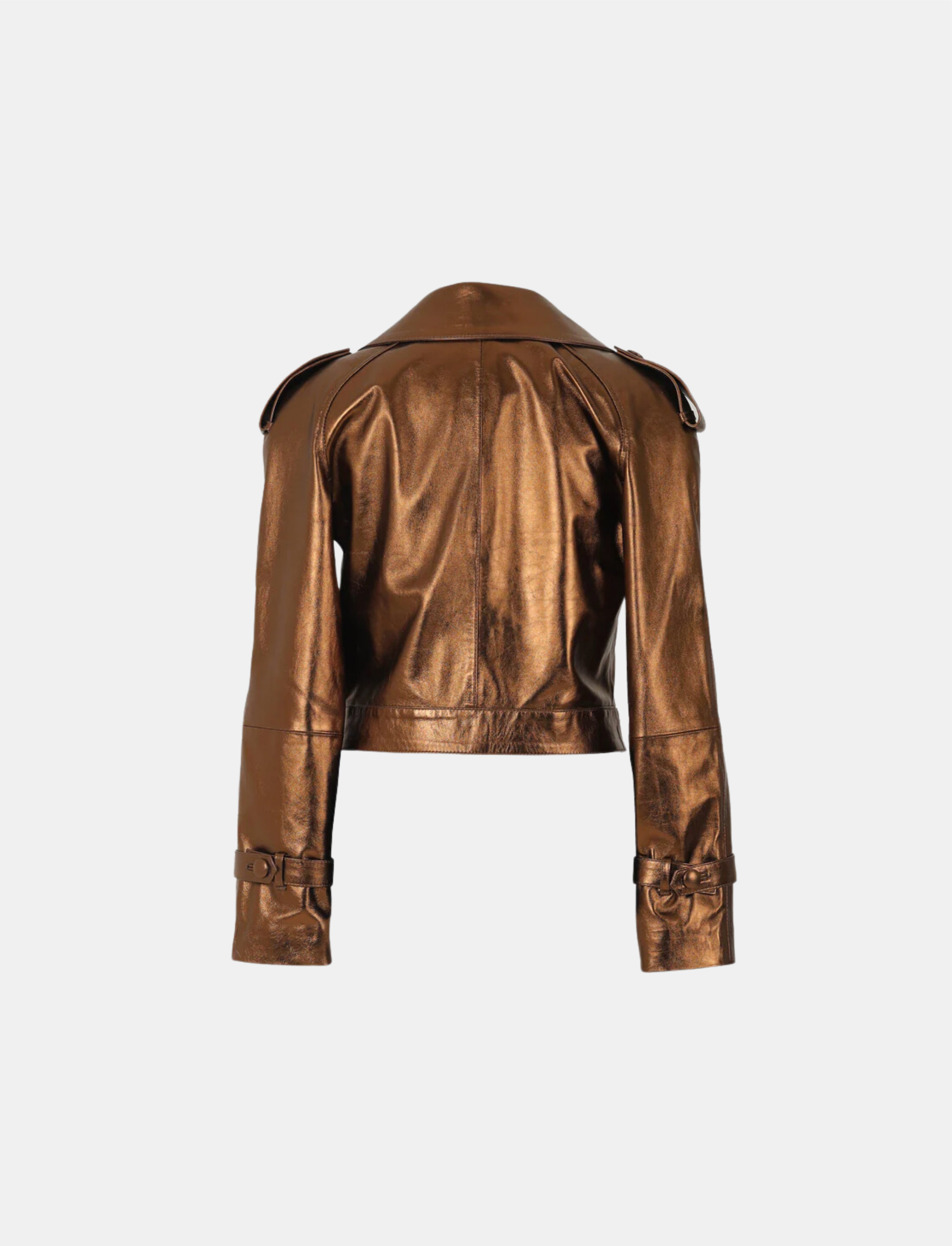 Audax Leather Jacket Copper