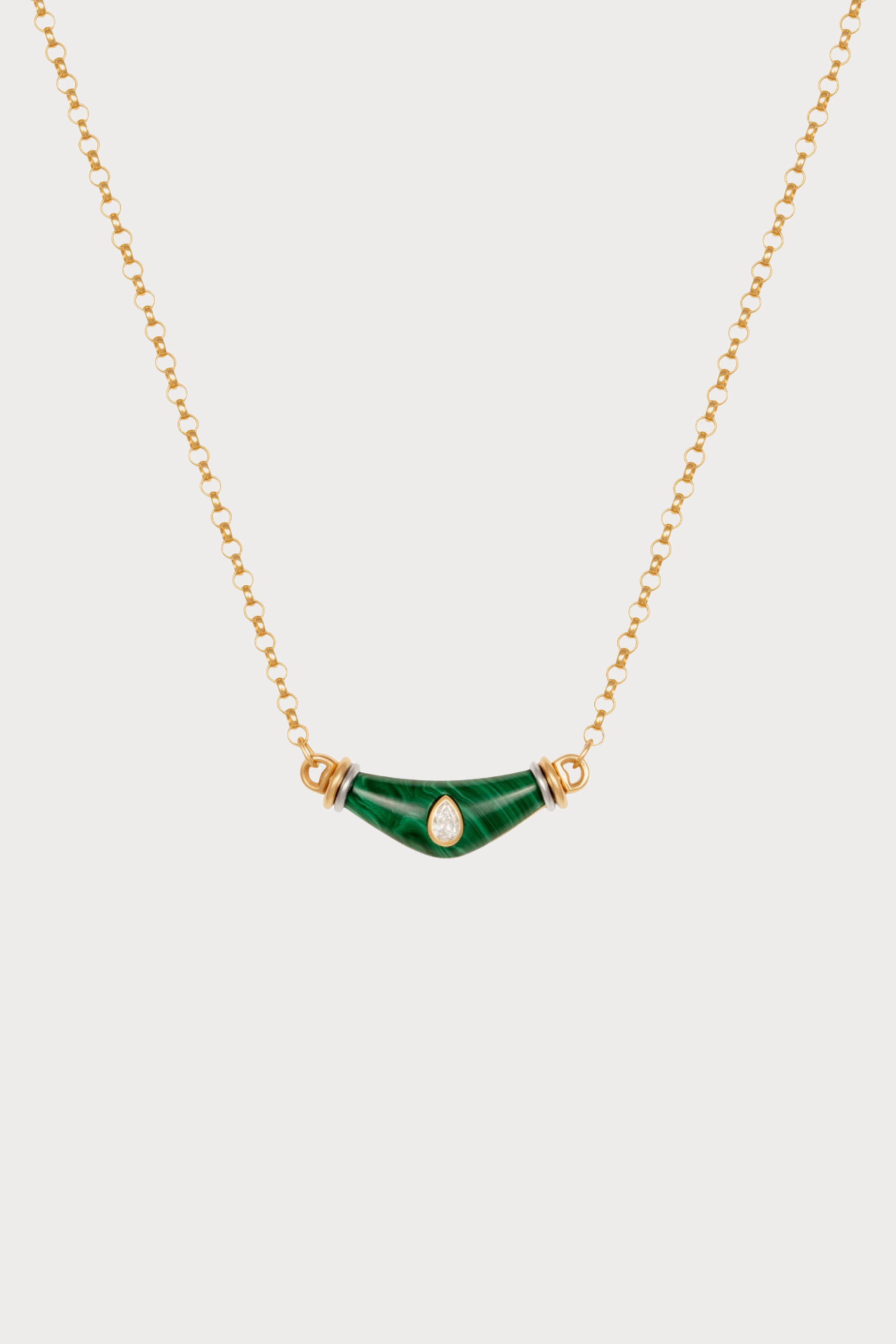Diamond Drop Karma Necklace