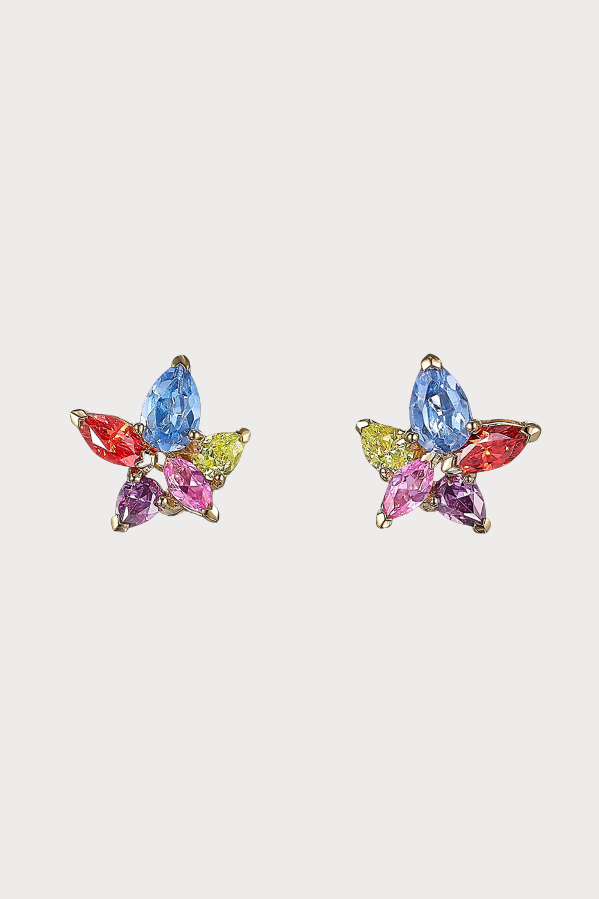 Rainbow Lily Studs