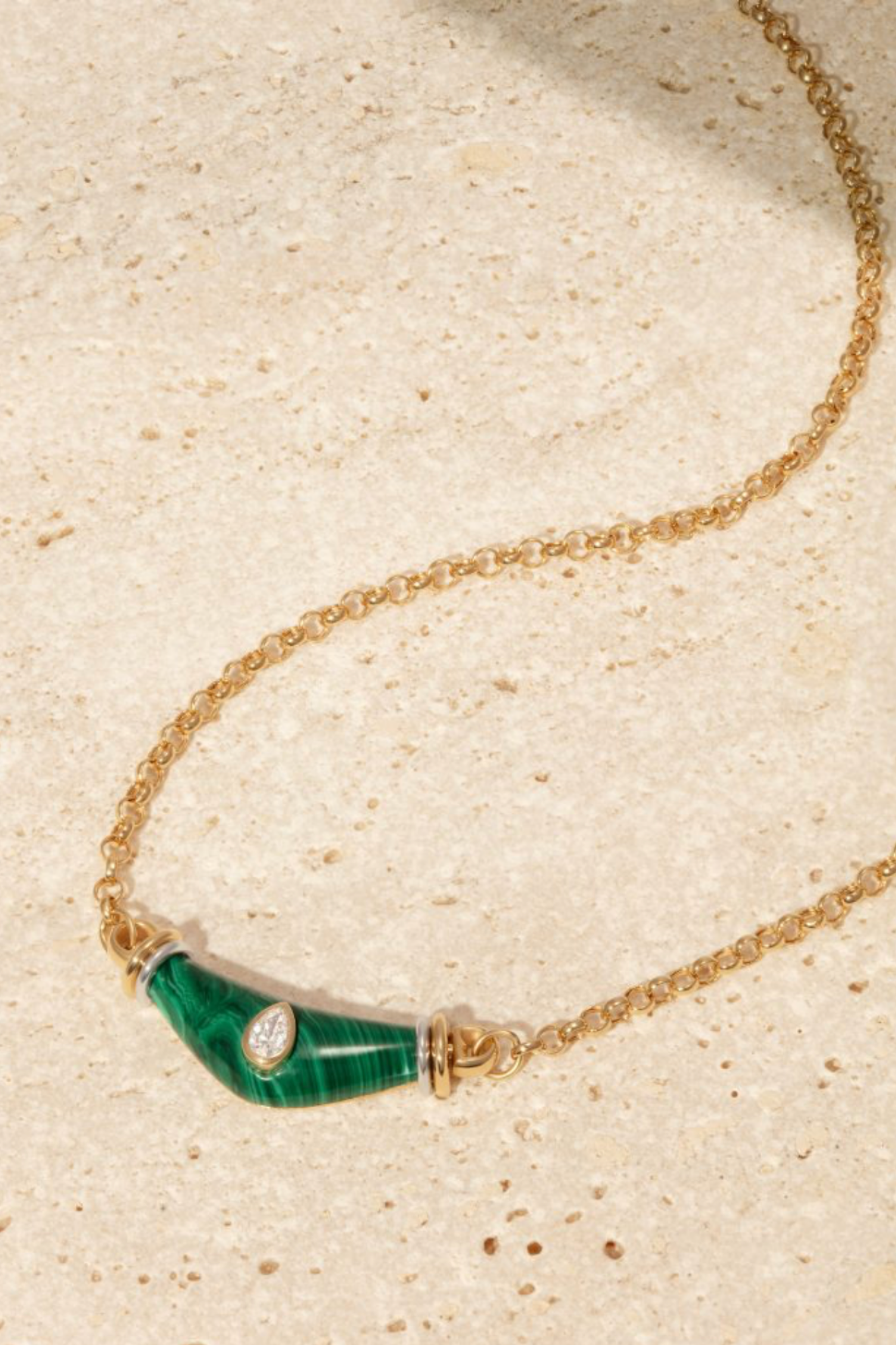 Diamond Drop Karma Necklace