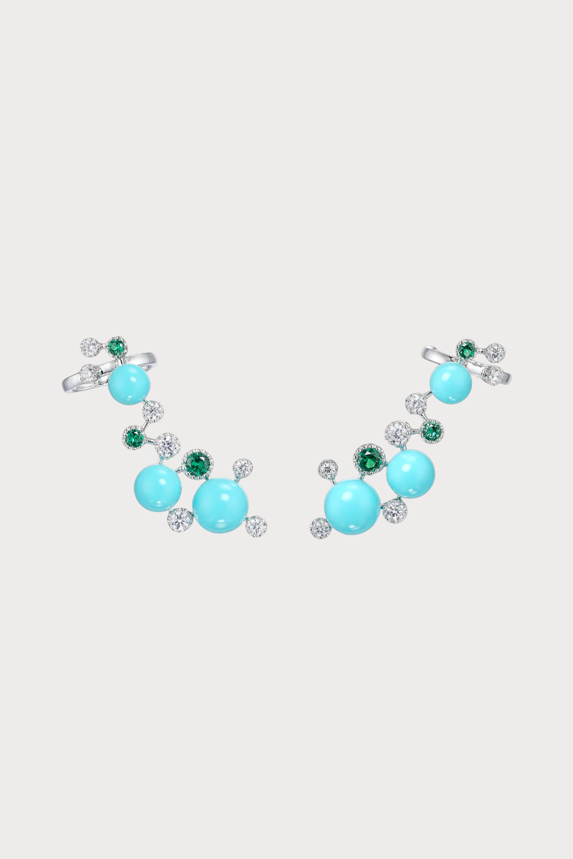 Turquoise Constellation Ear Cuffs