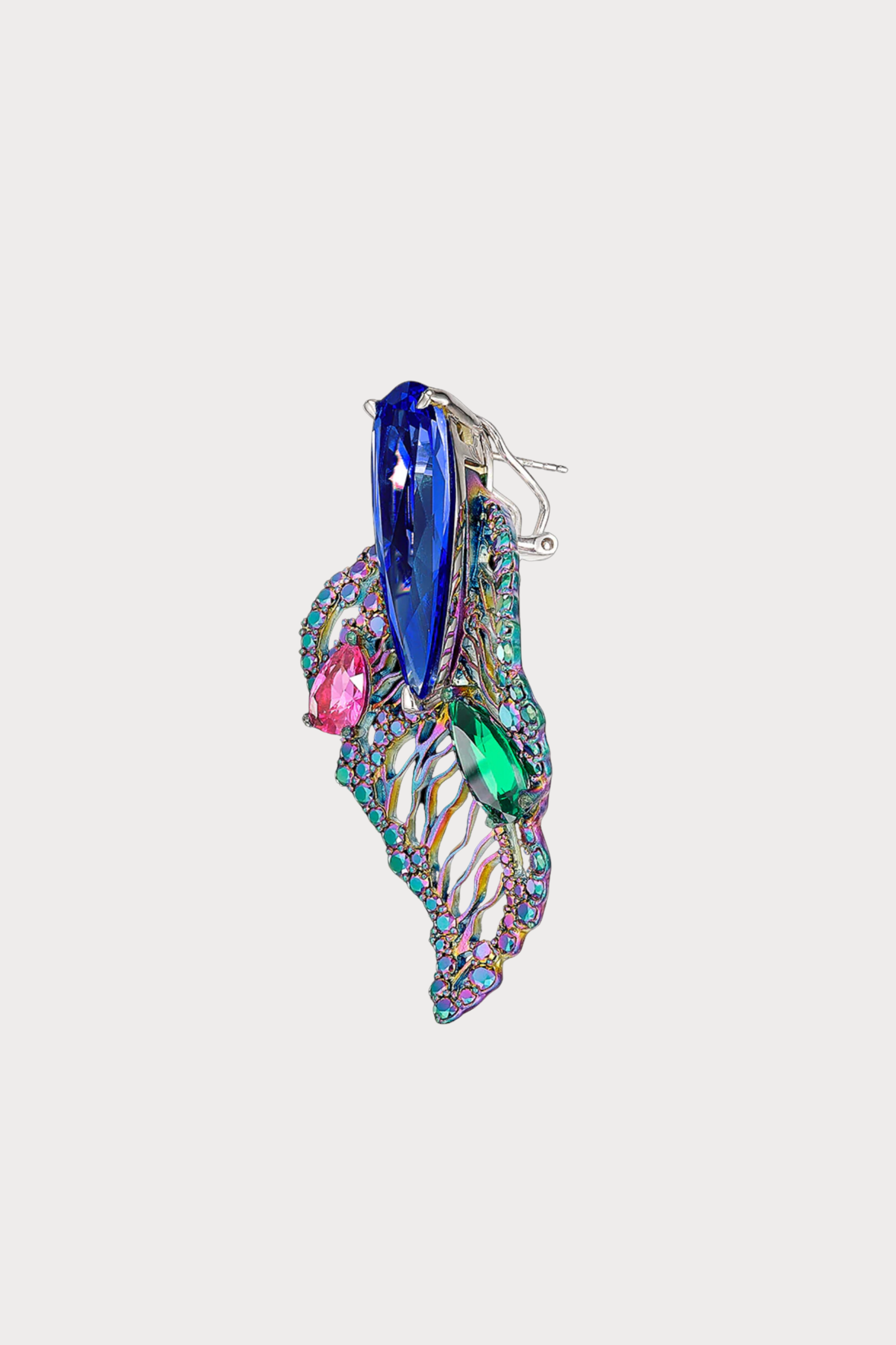 Rainbow Sapphire Titan Earrings