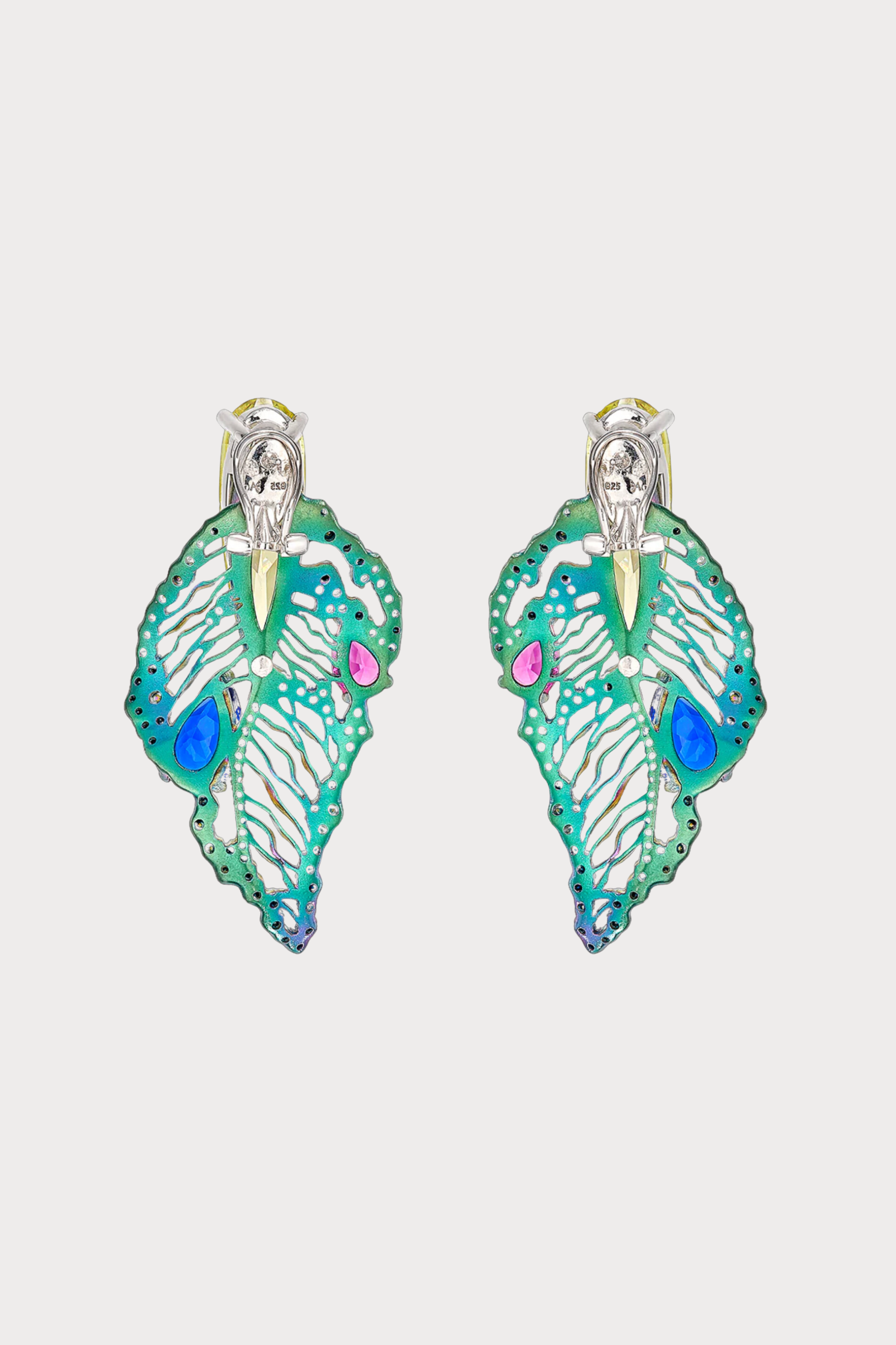 Rainbow Canary Titan Earrings