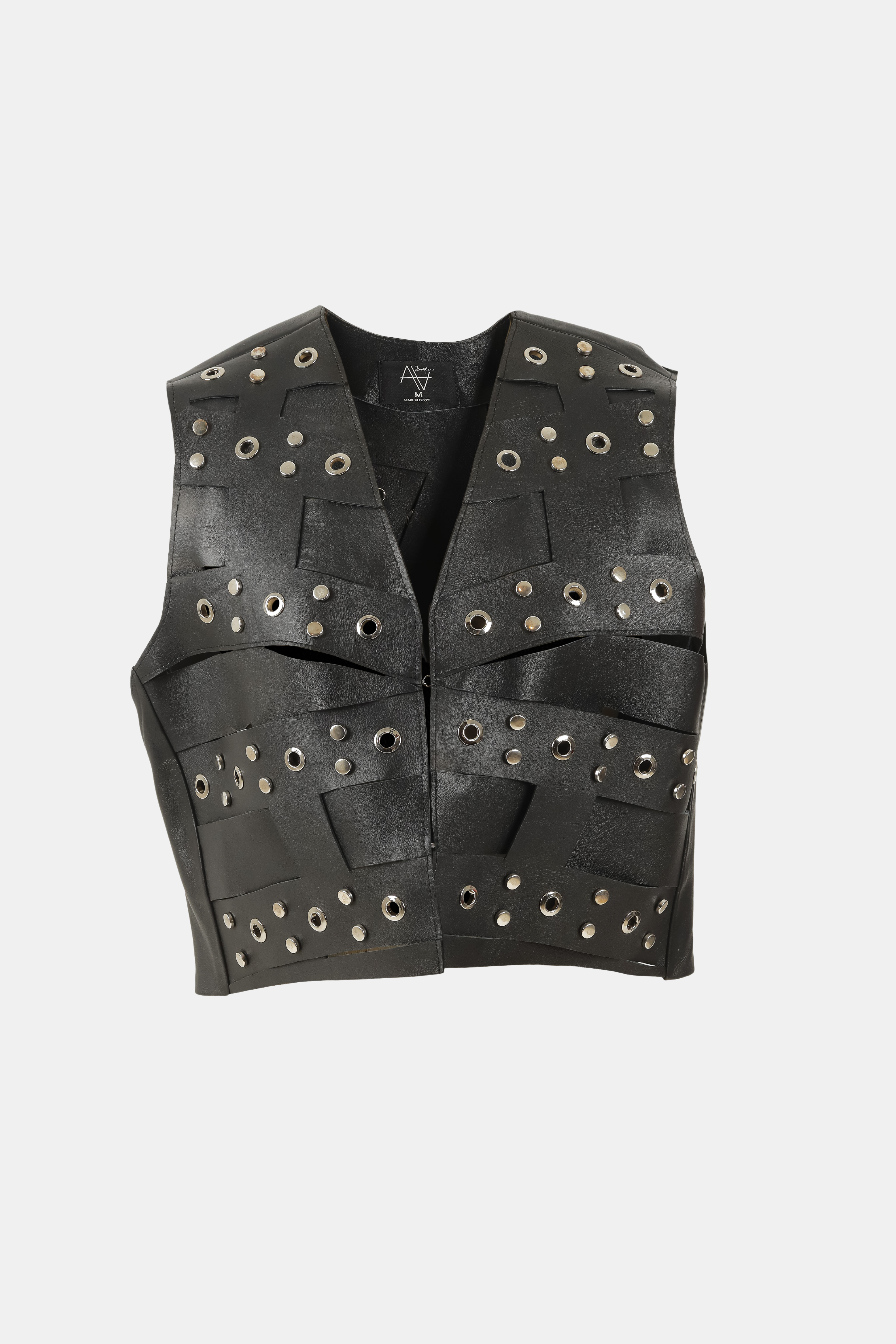 Aiden Studded Leather Vest