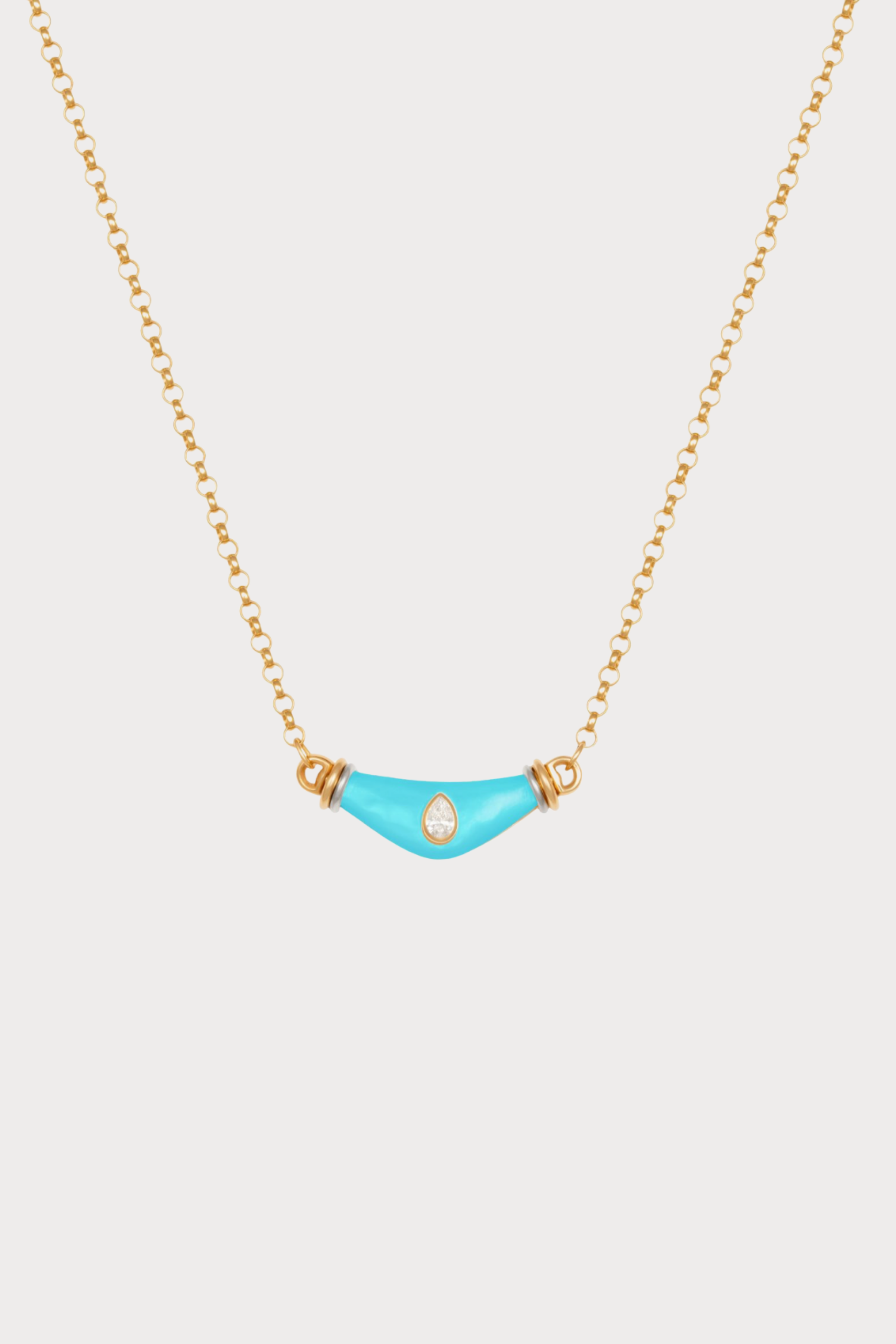 Diamond Drop Karma Necklace