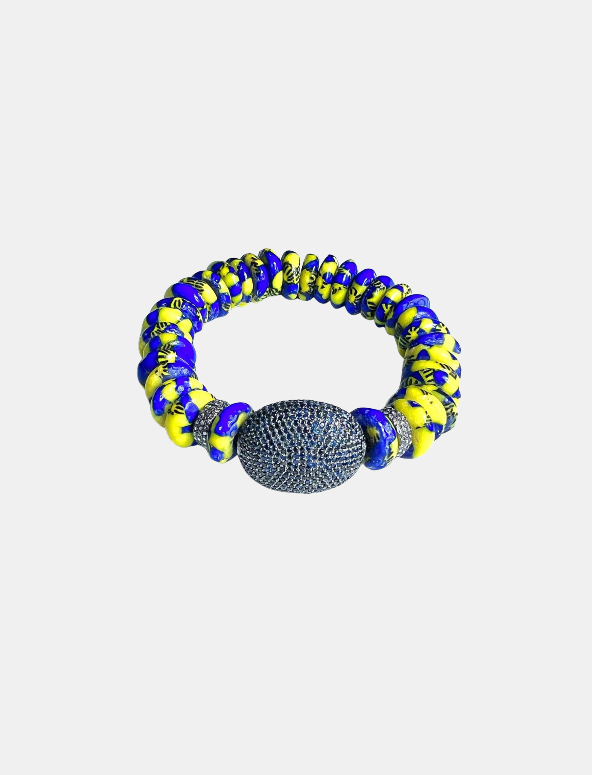 Ghana Bracelet with Sapphire Nugget