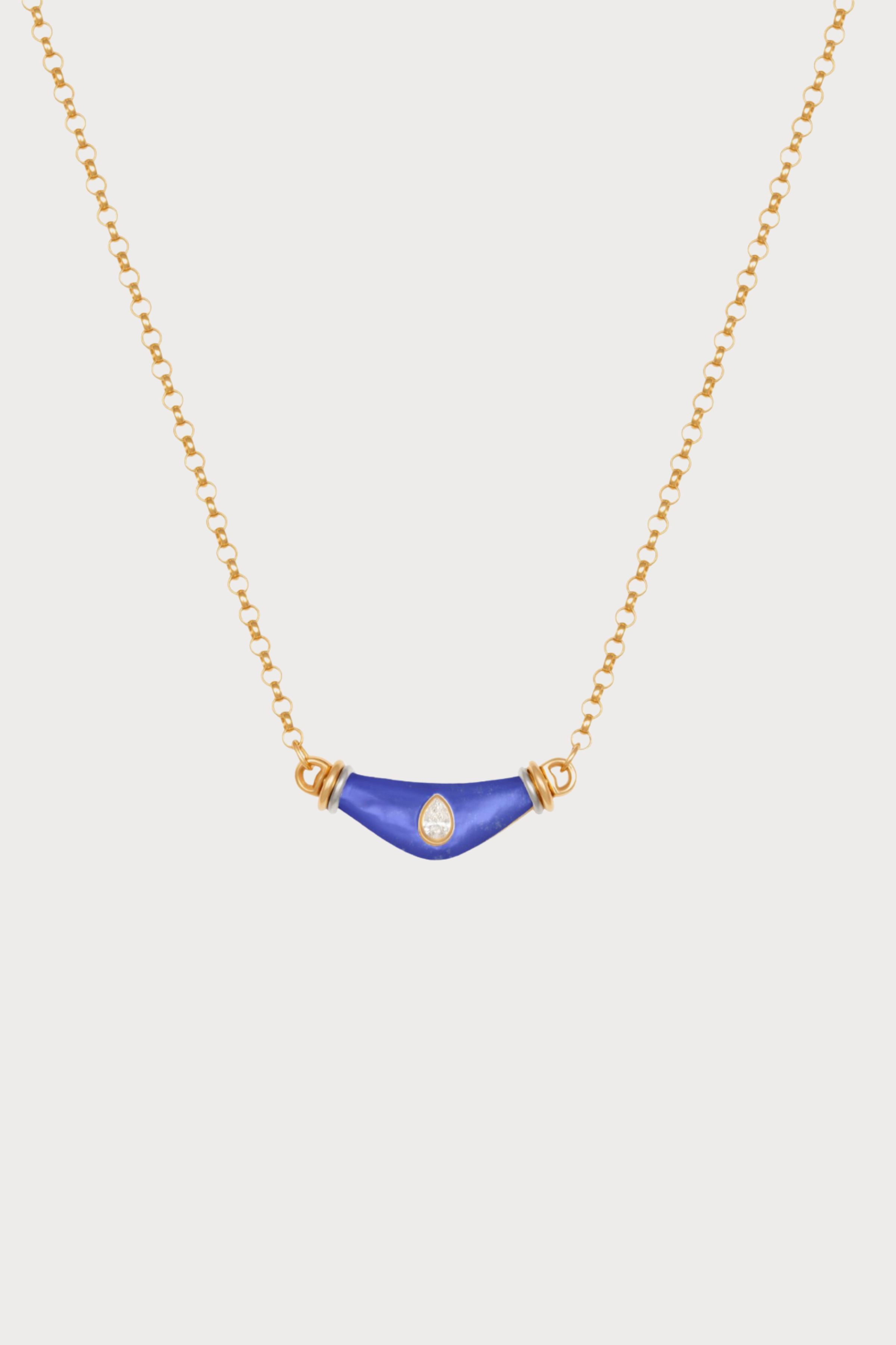 Diamond Drop Karma Necklace