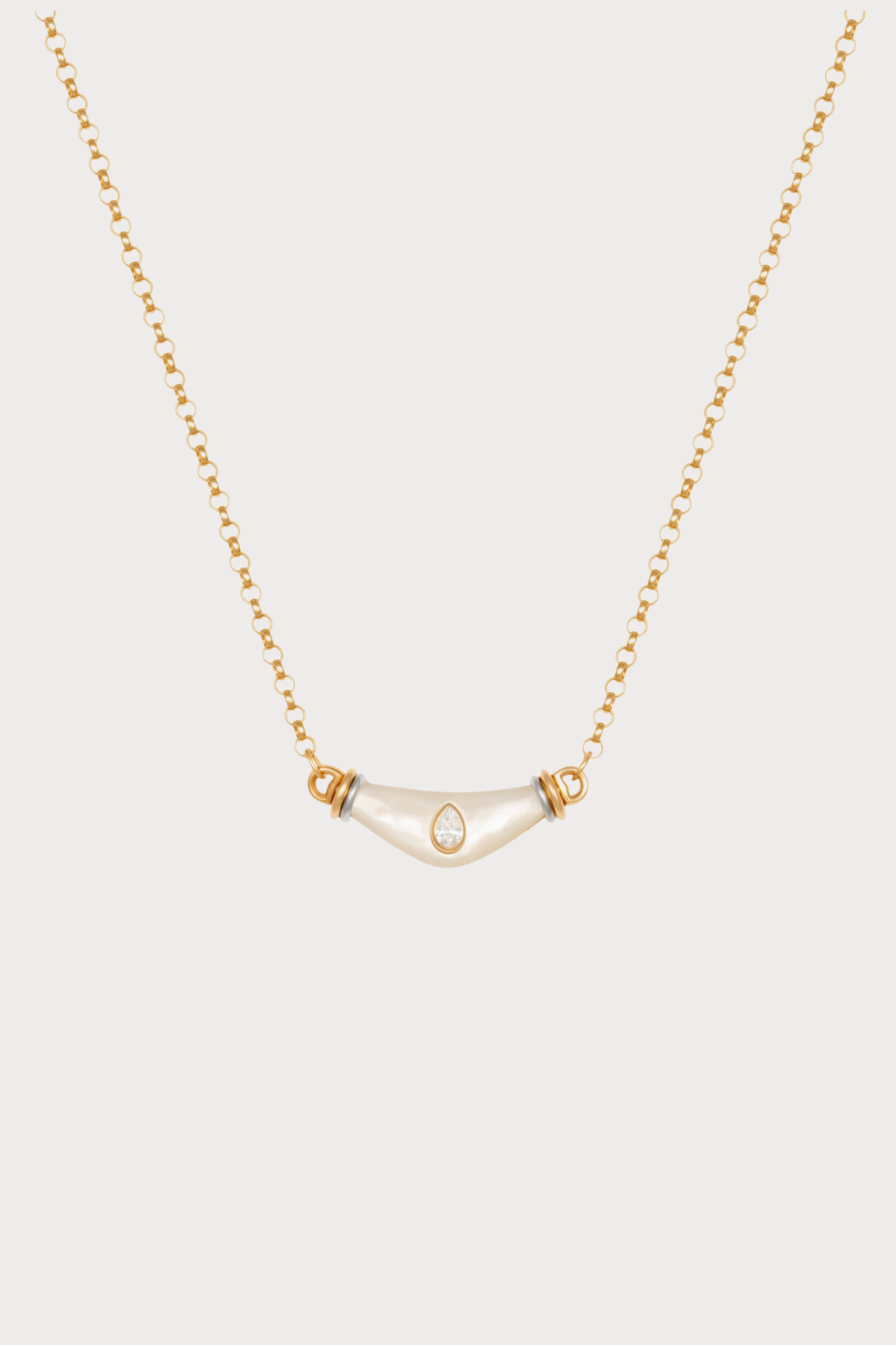 Diamond Drop Karma Necklace