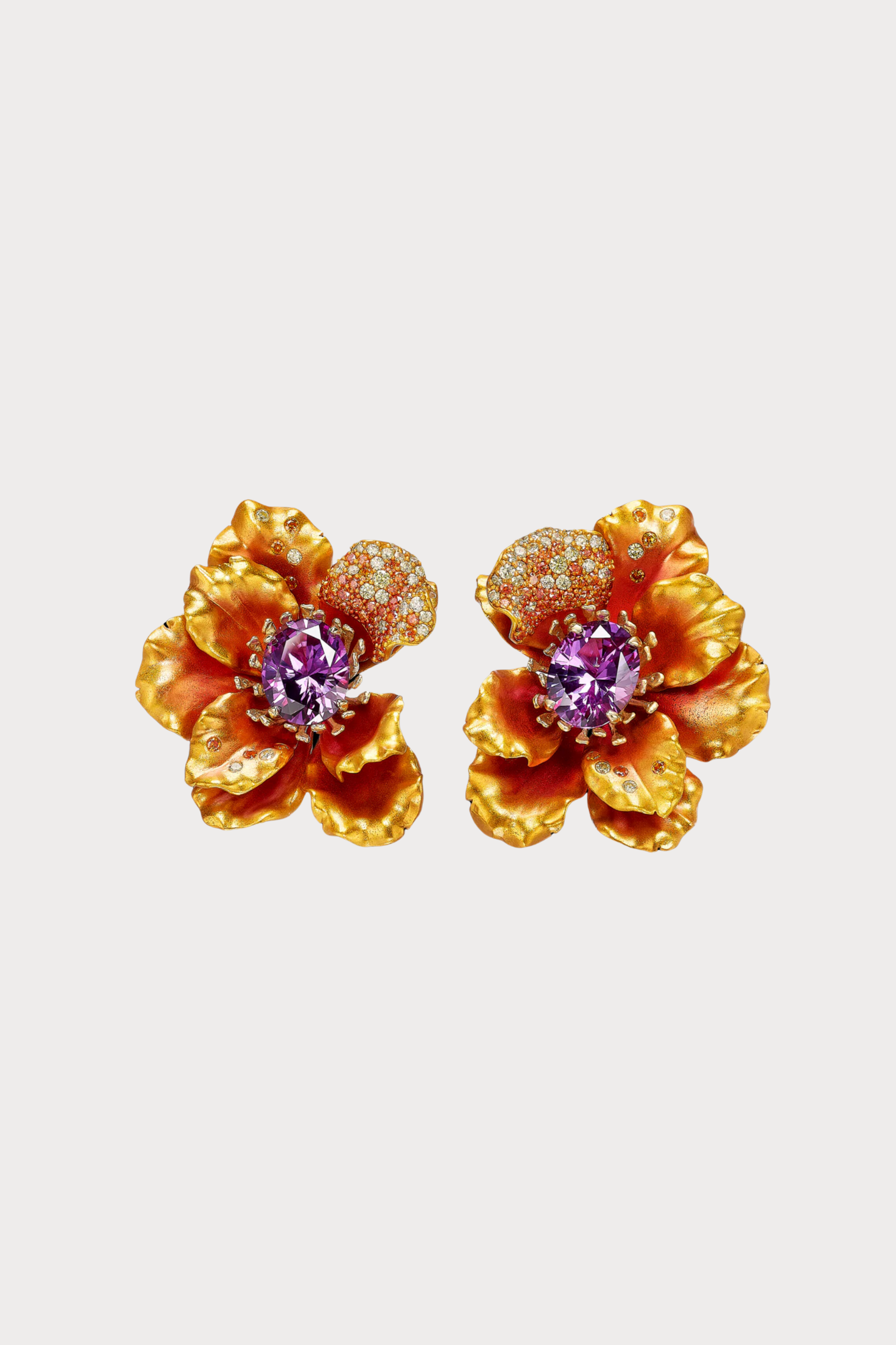 Magma Poppy Earrings