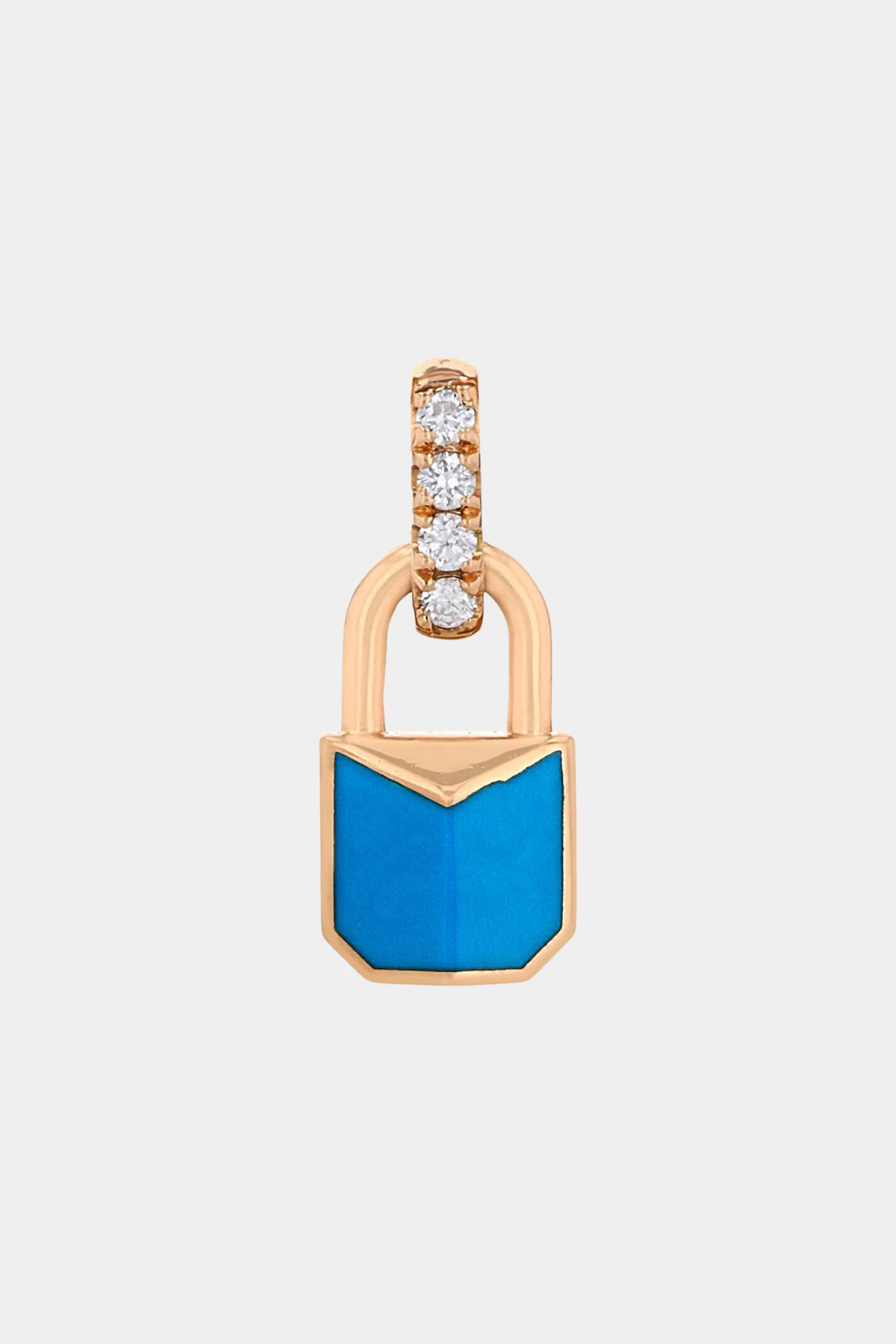 Padlock Clip on Pendant