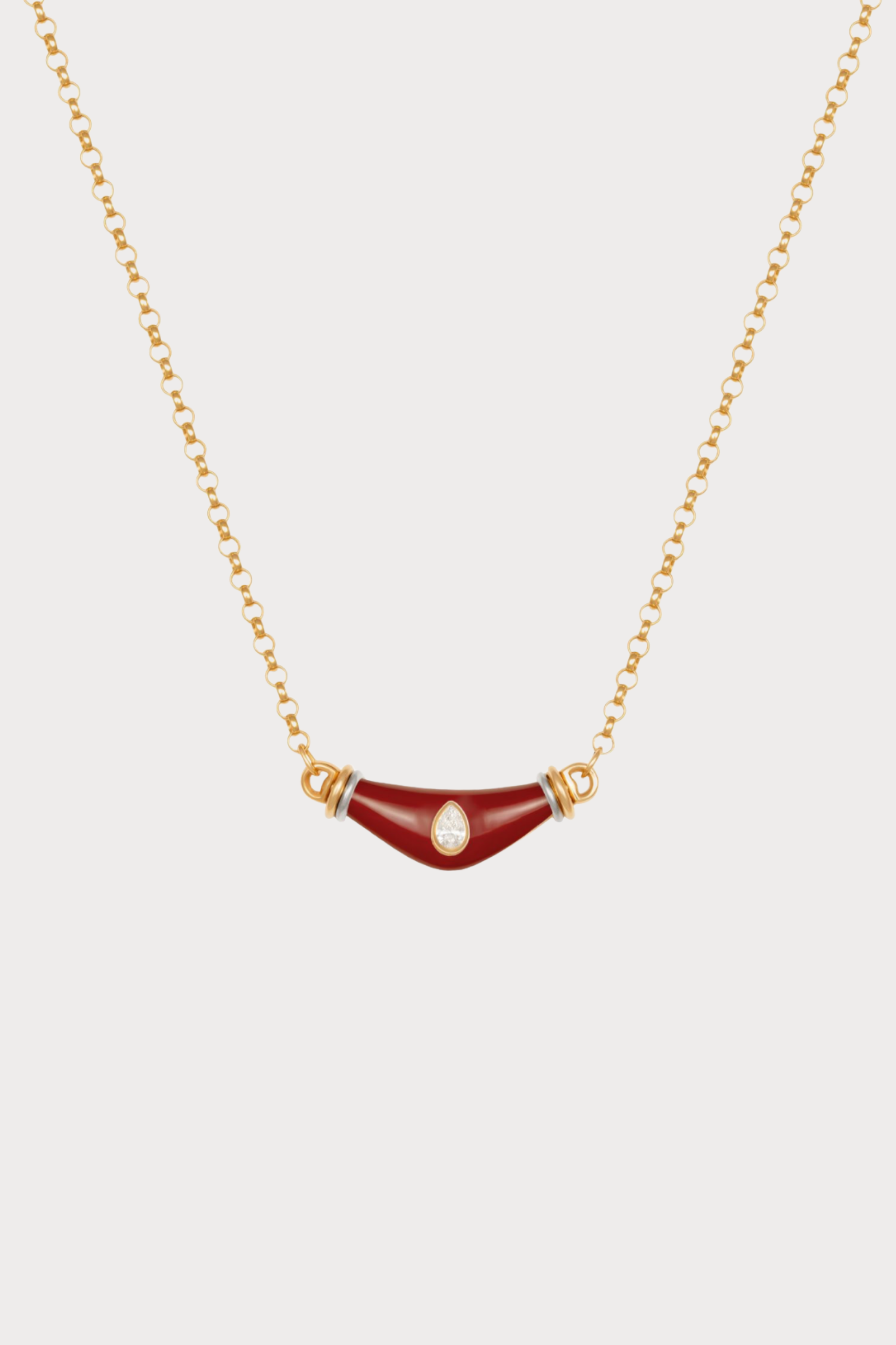 Diamond Drop Karma Necklace