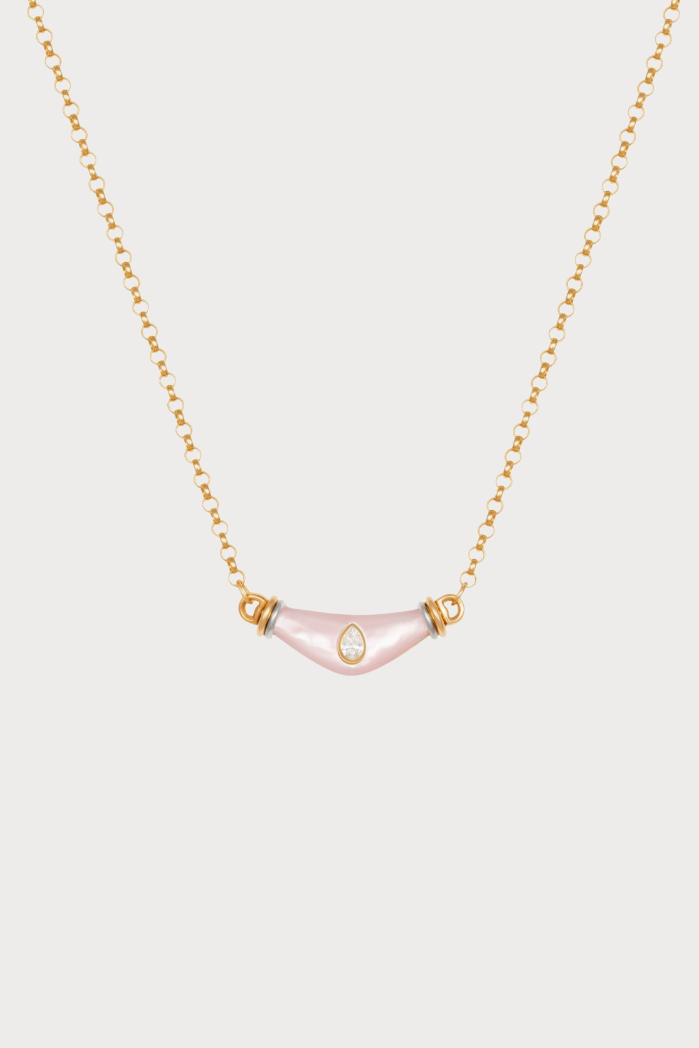 Diamond Drop Karma Necklace