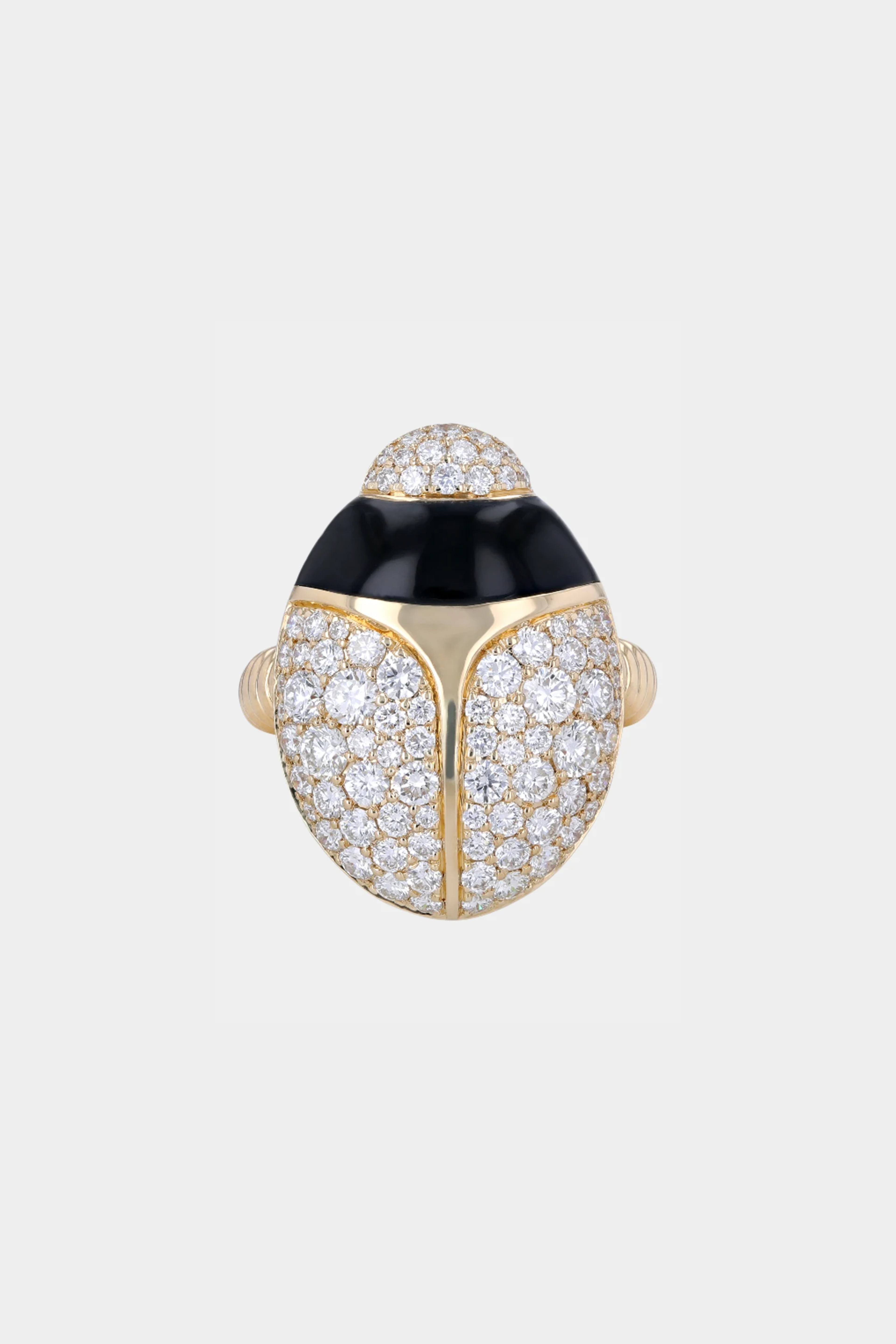 Black Scarab Ring