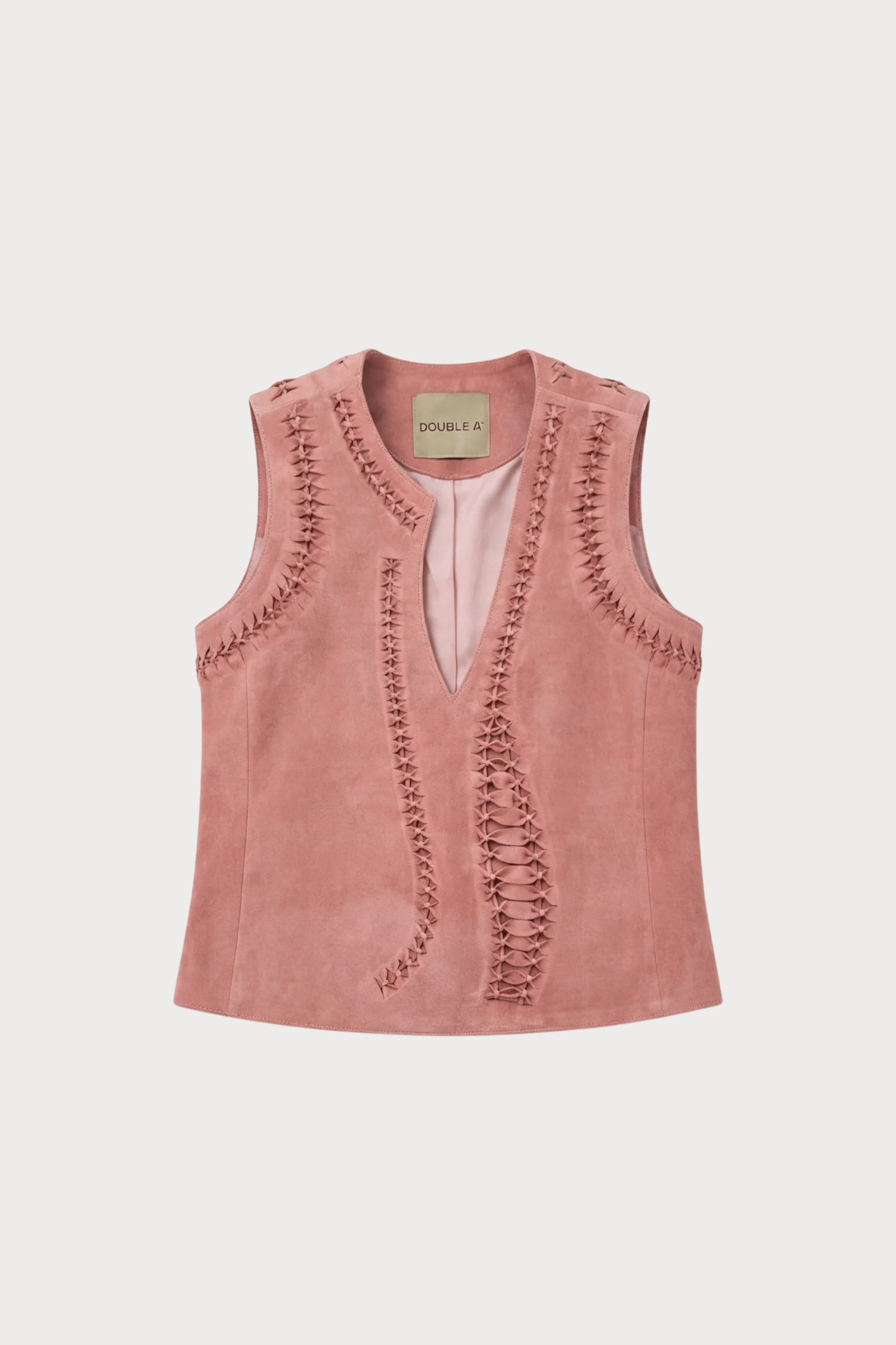 Willow Suede Top Pink