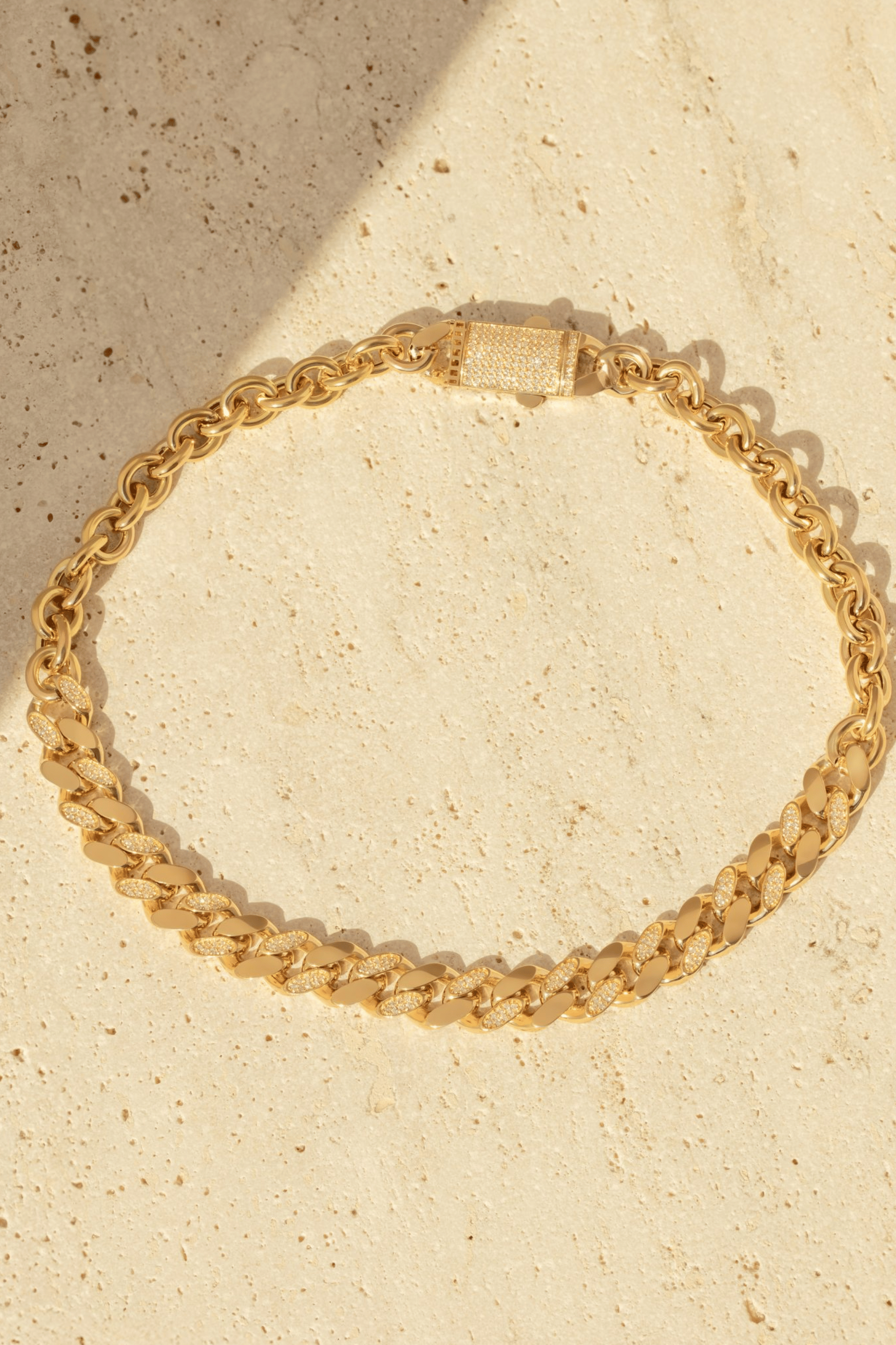 Chunky Link Diamond Chain