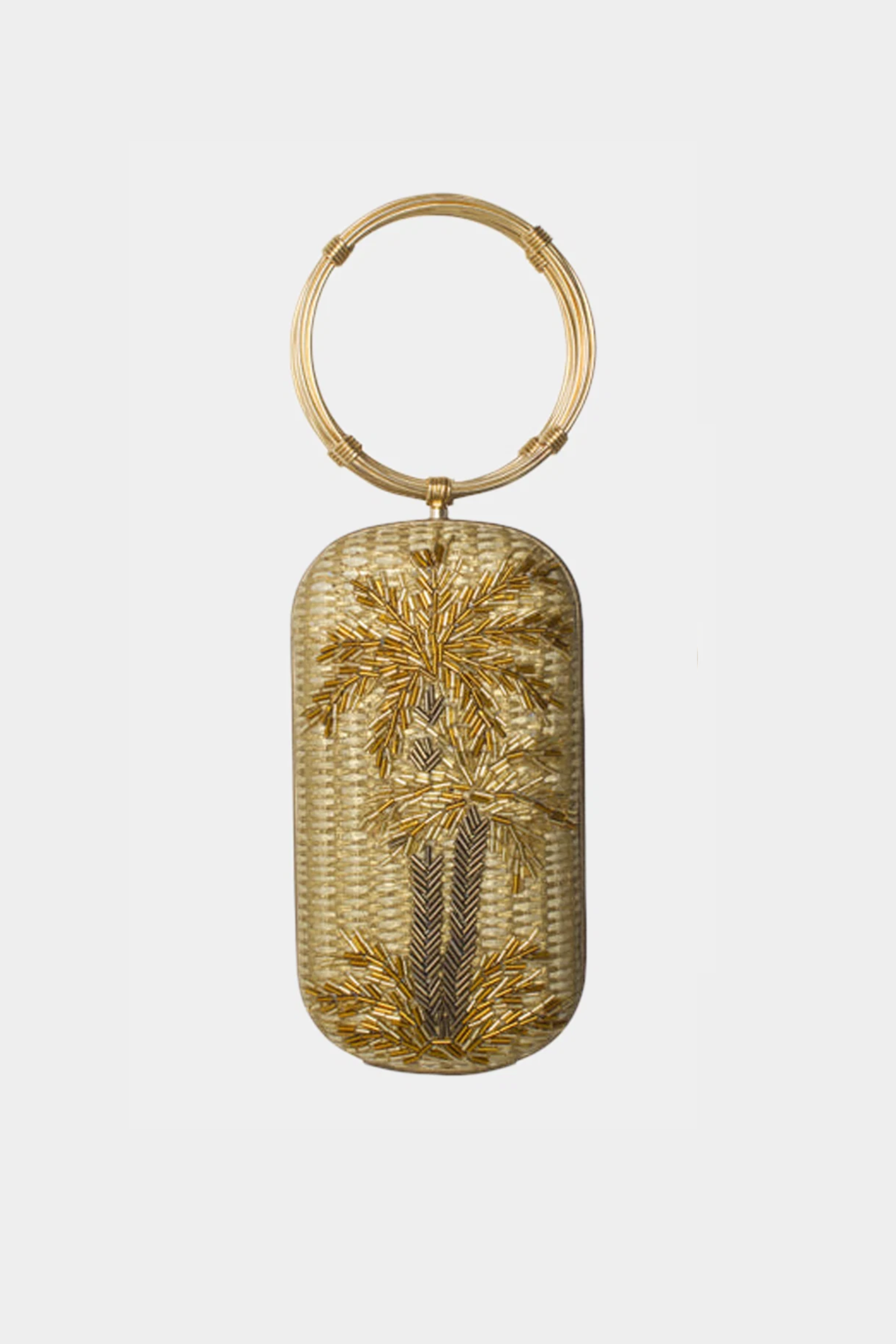 Golden Oasis Gold Straw Menottes