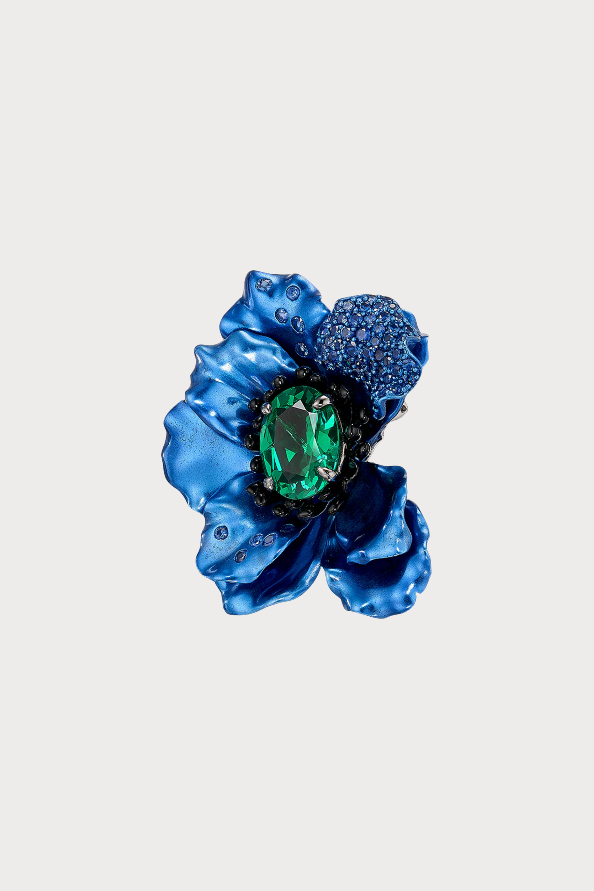 Paraiba Blue Poppy Earrings