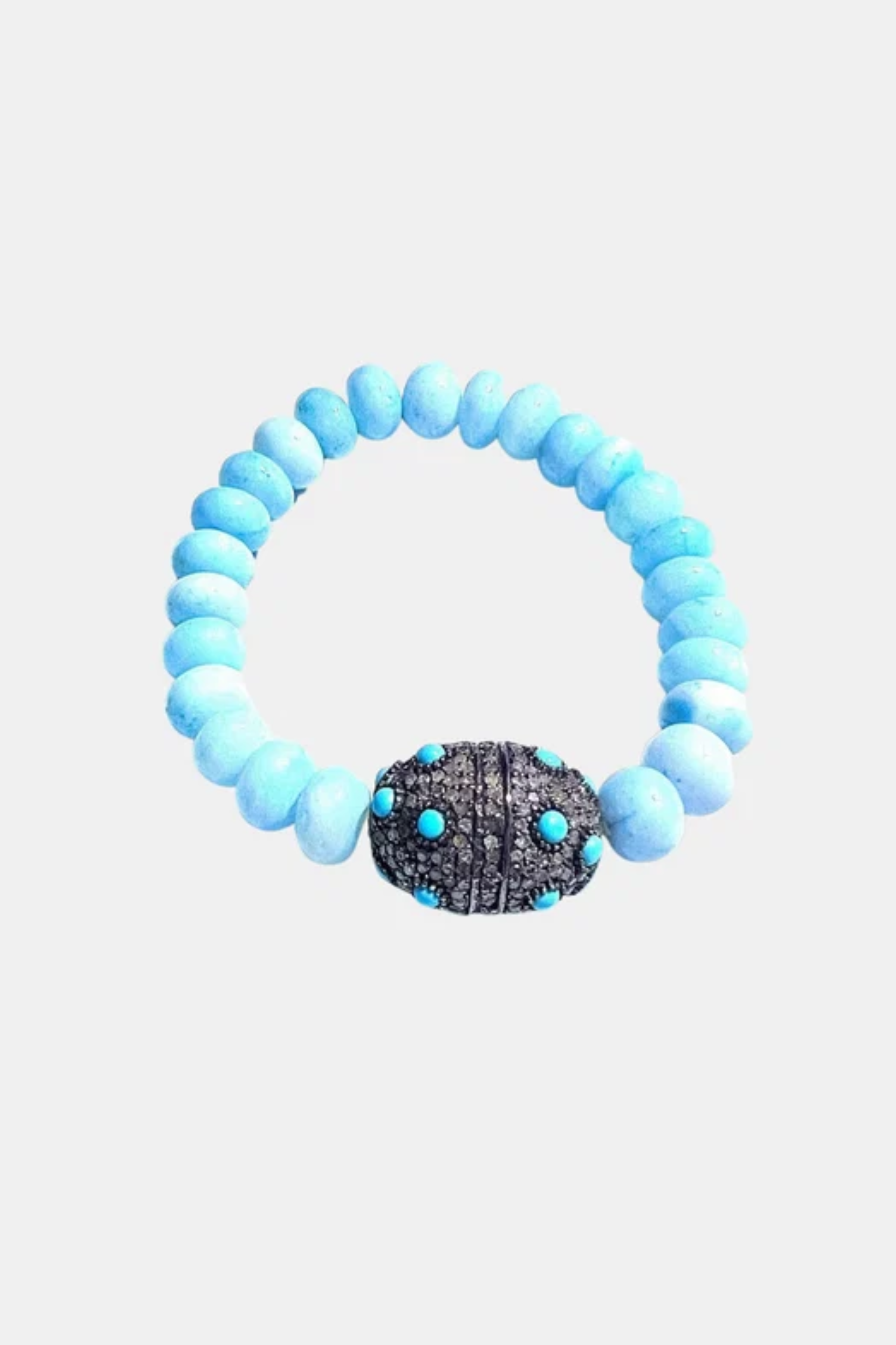 Blue Opal Stretch Bracelet