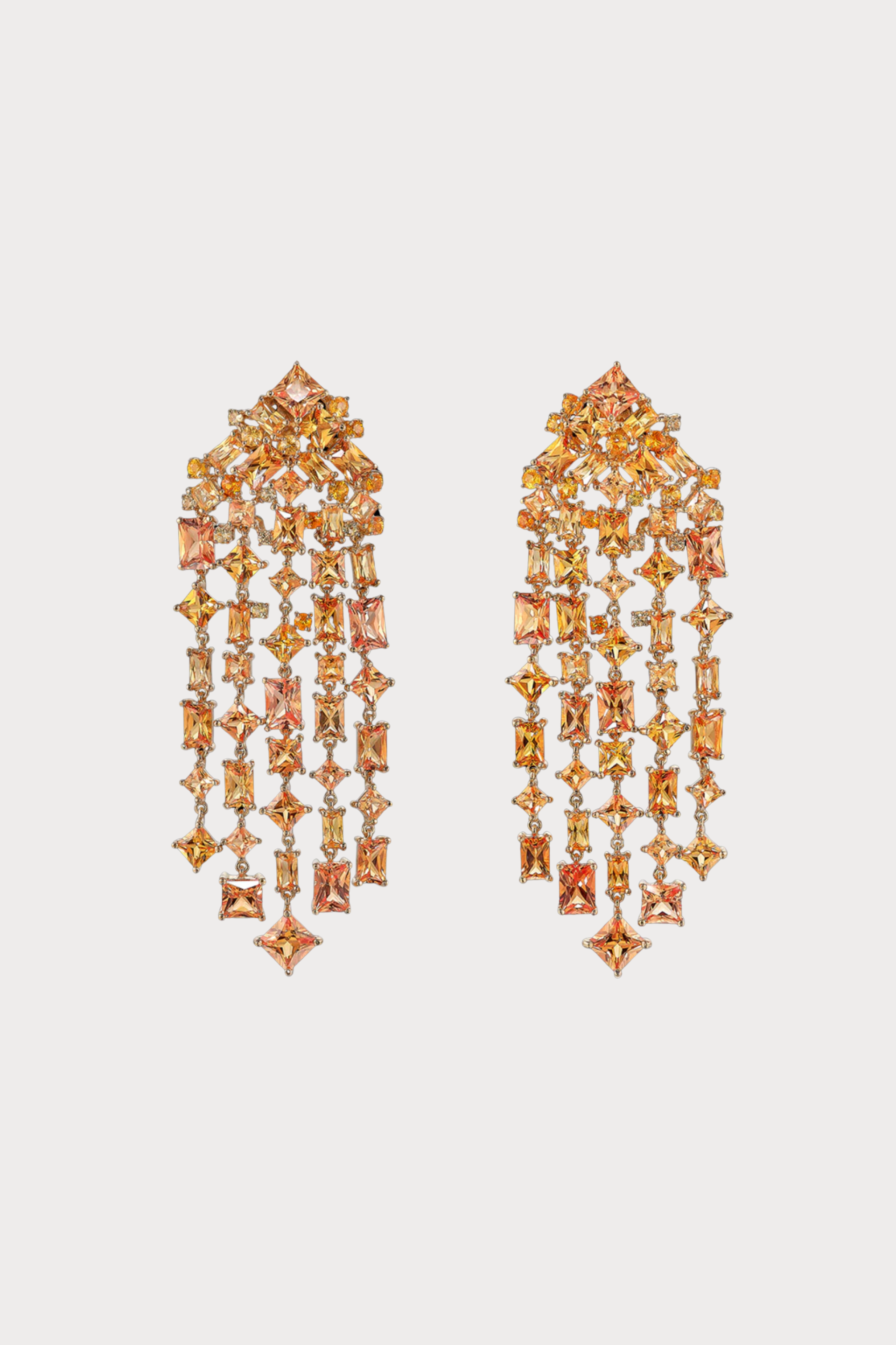 Golden Cascade Earrings