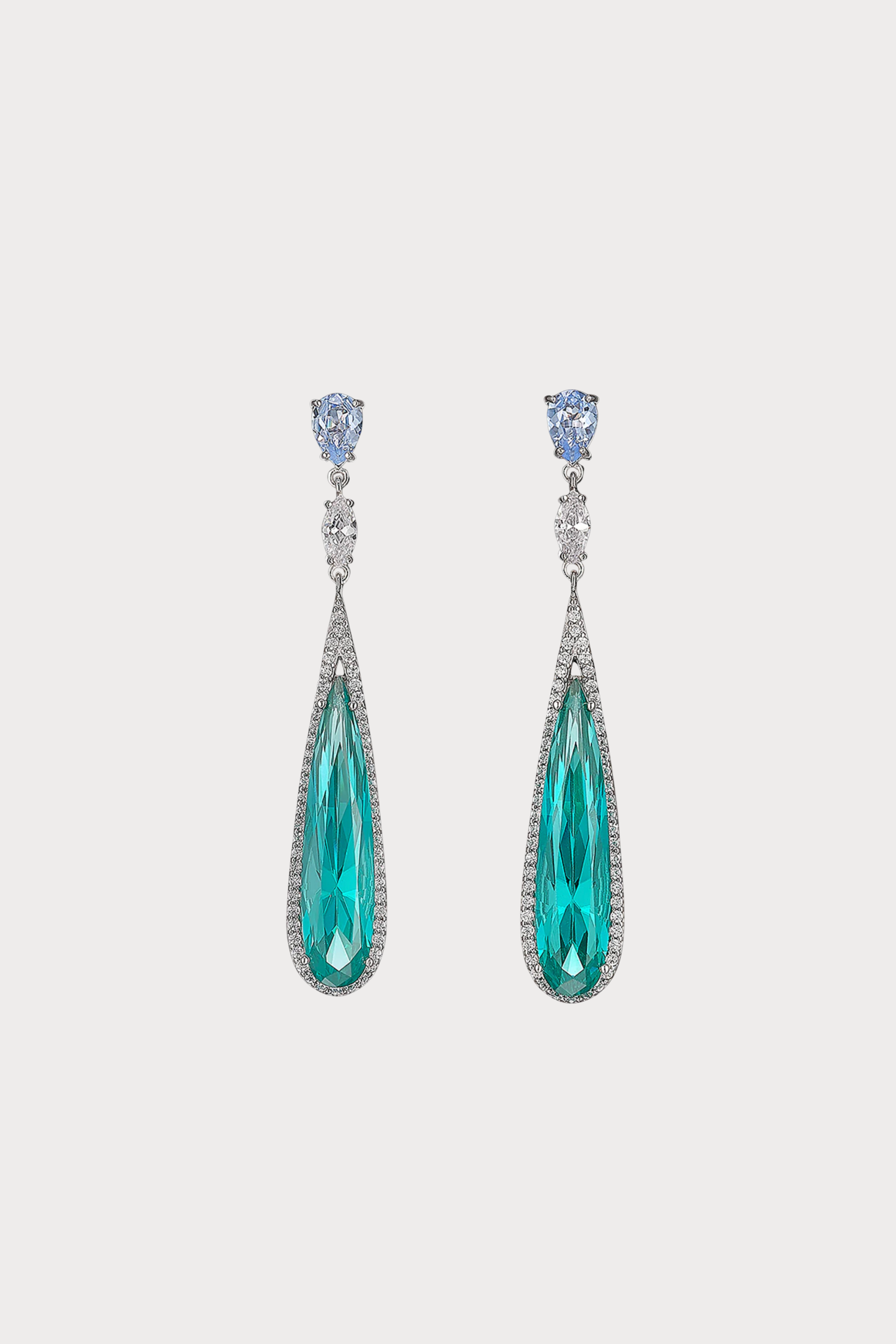 Paraiba Shard Earrings