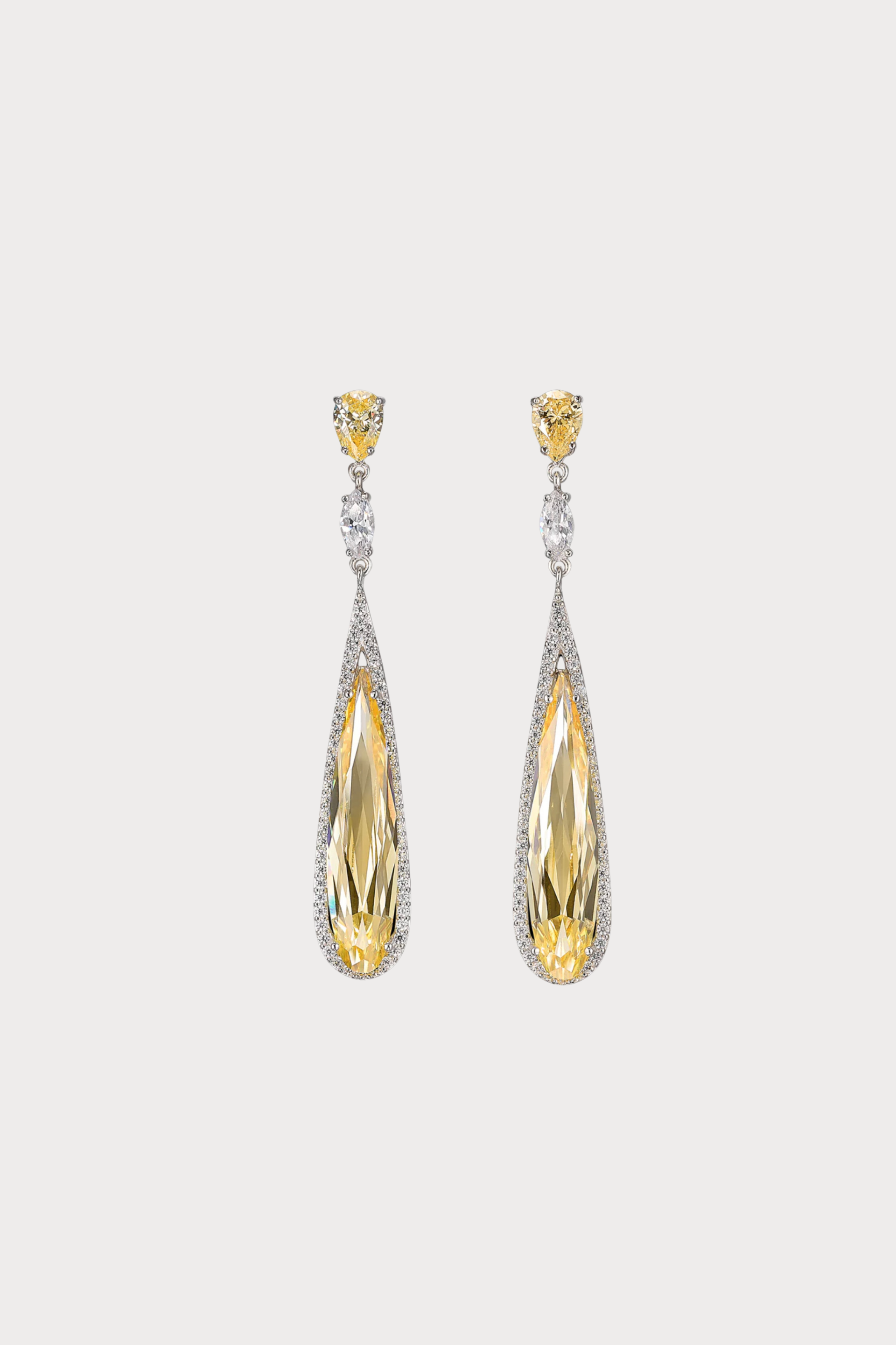 Shard Citrine Earrings