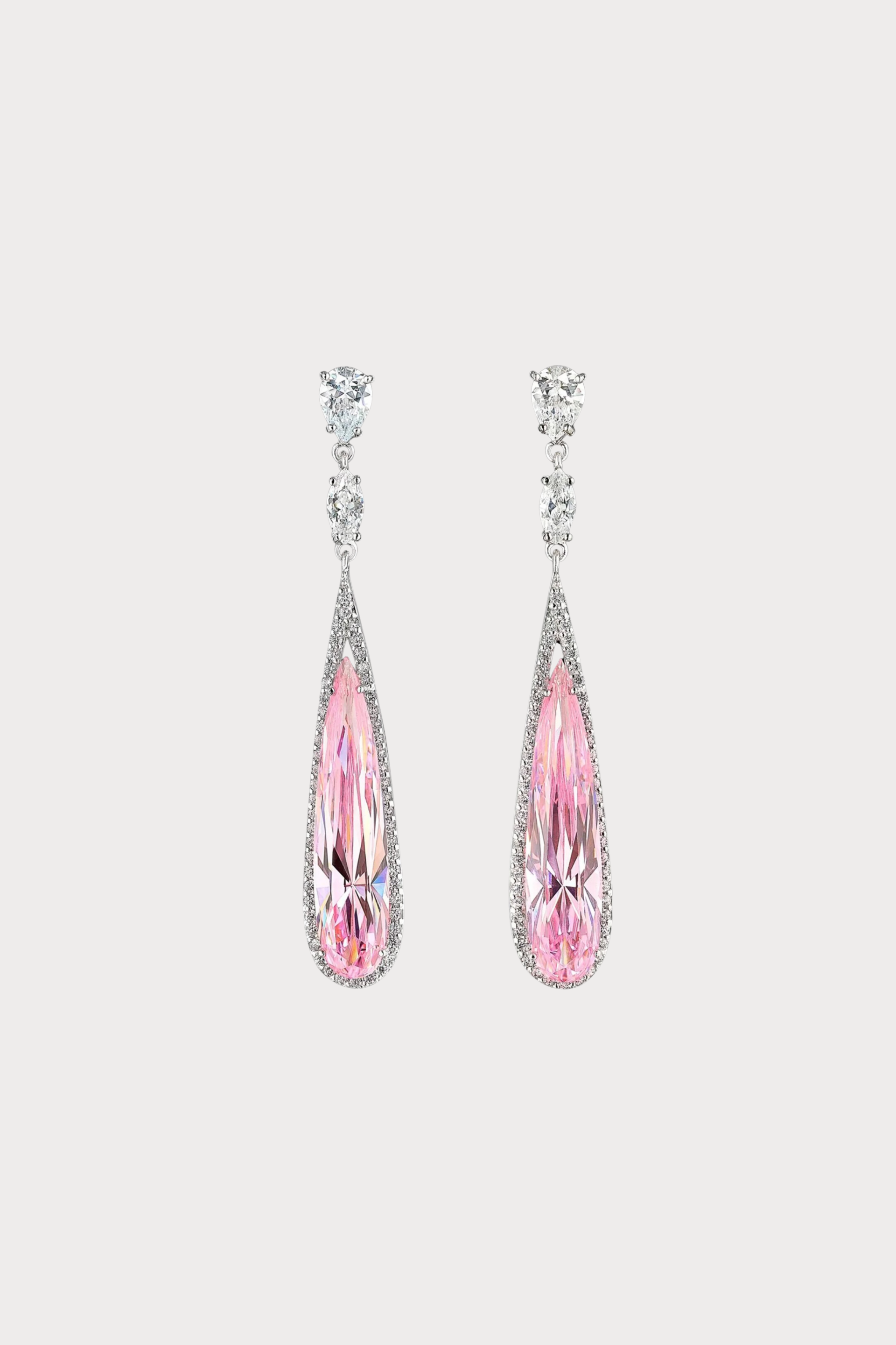 Blush Rose Shard Earrings