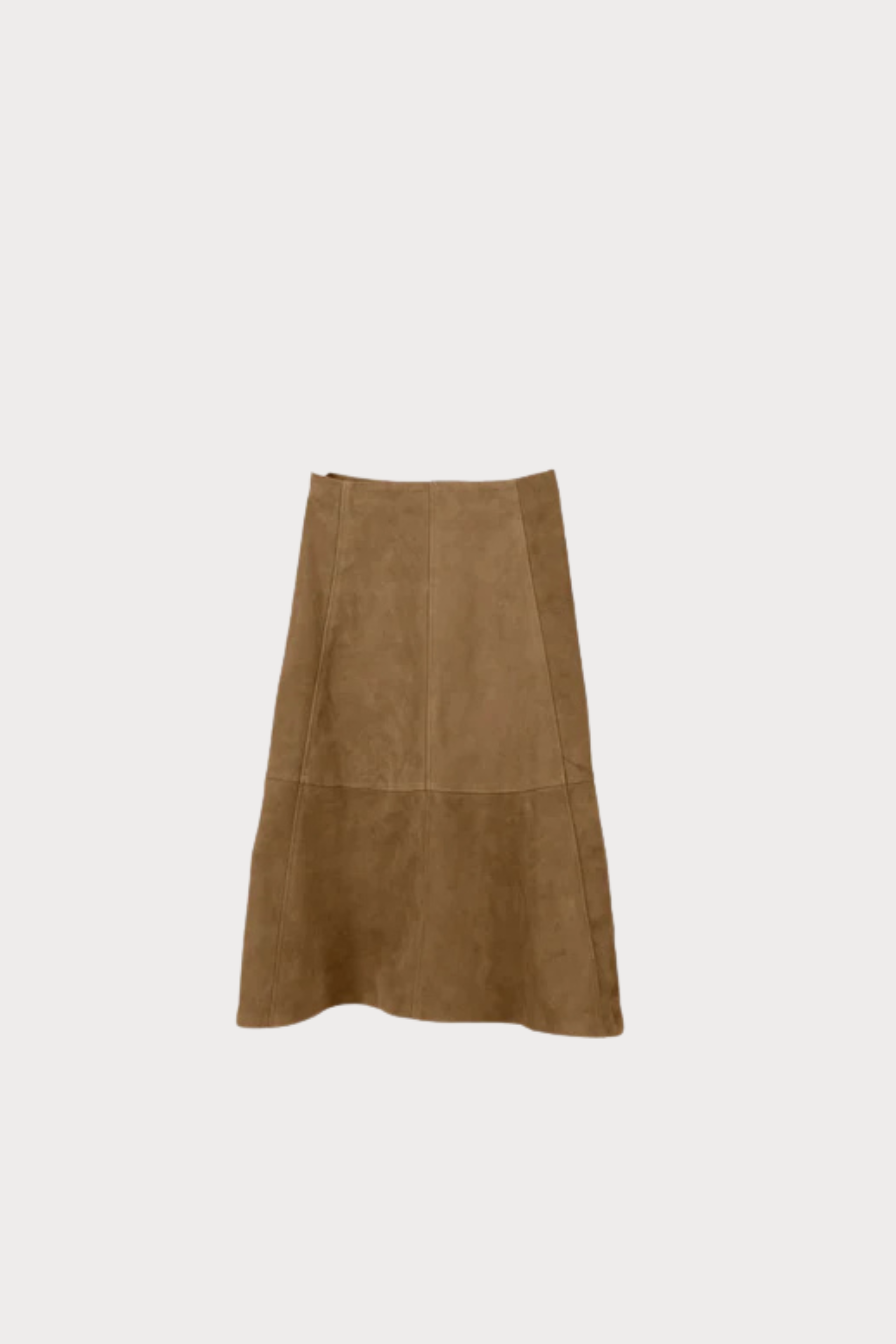 Isabelle Suede Skirt Beige
