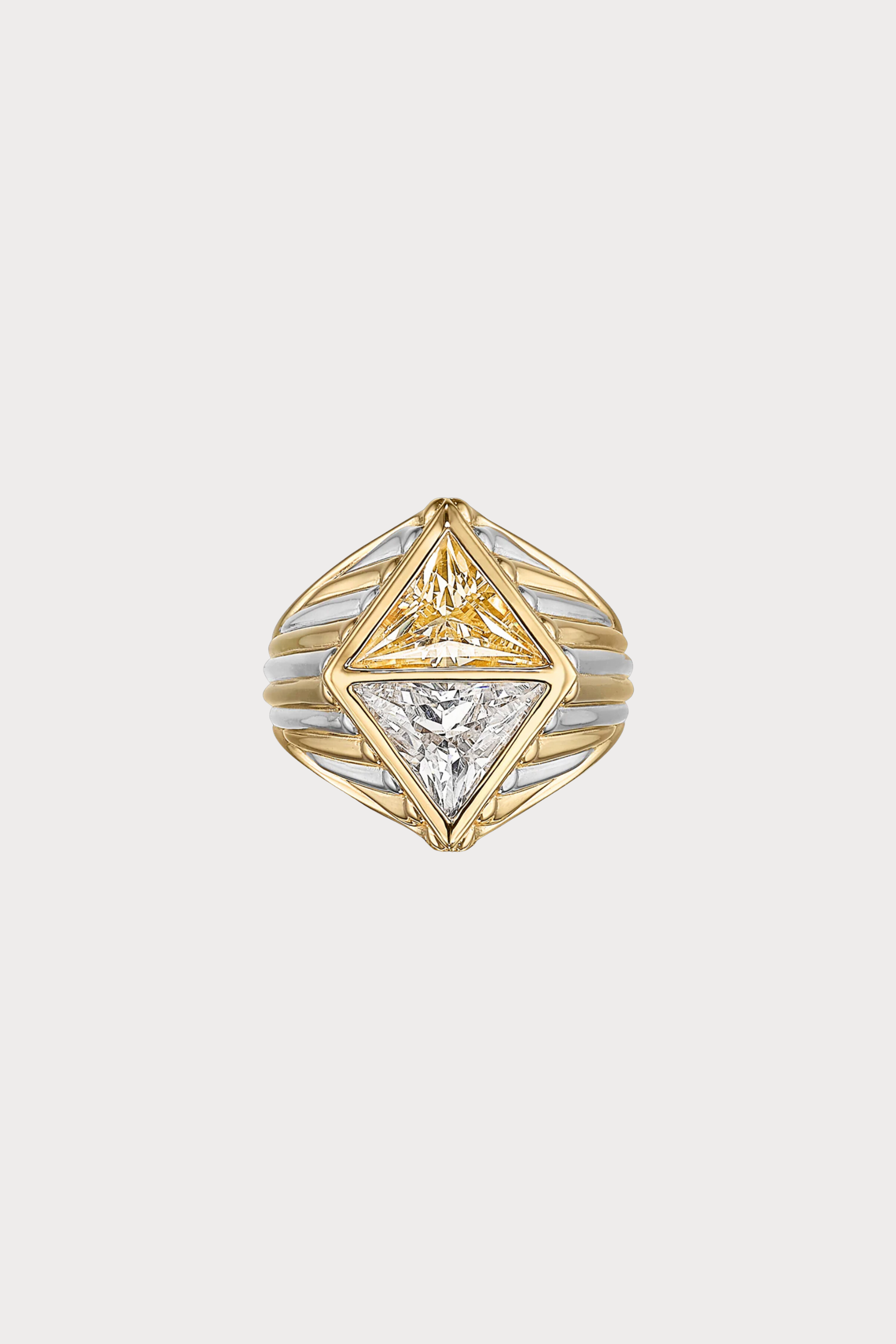 Canary Diamond Signet Ring