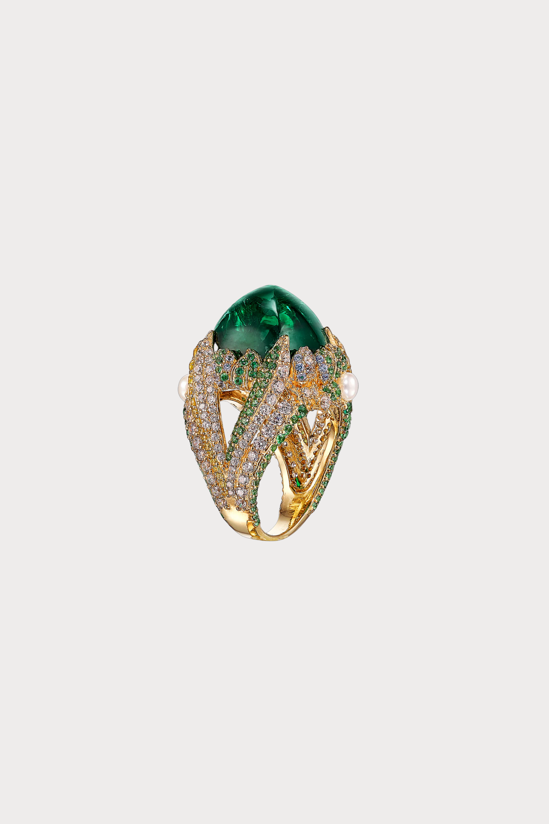 Emerald Sugarloaf Berry Ring