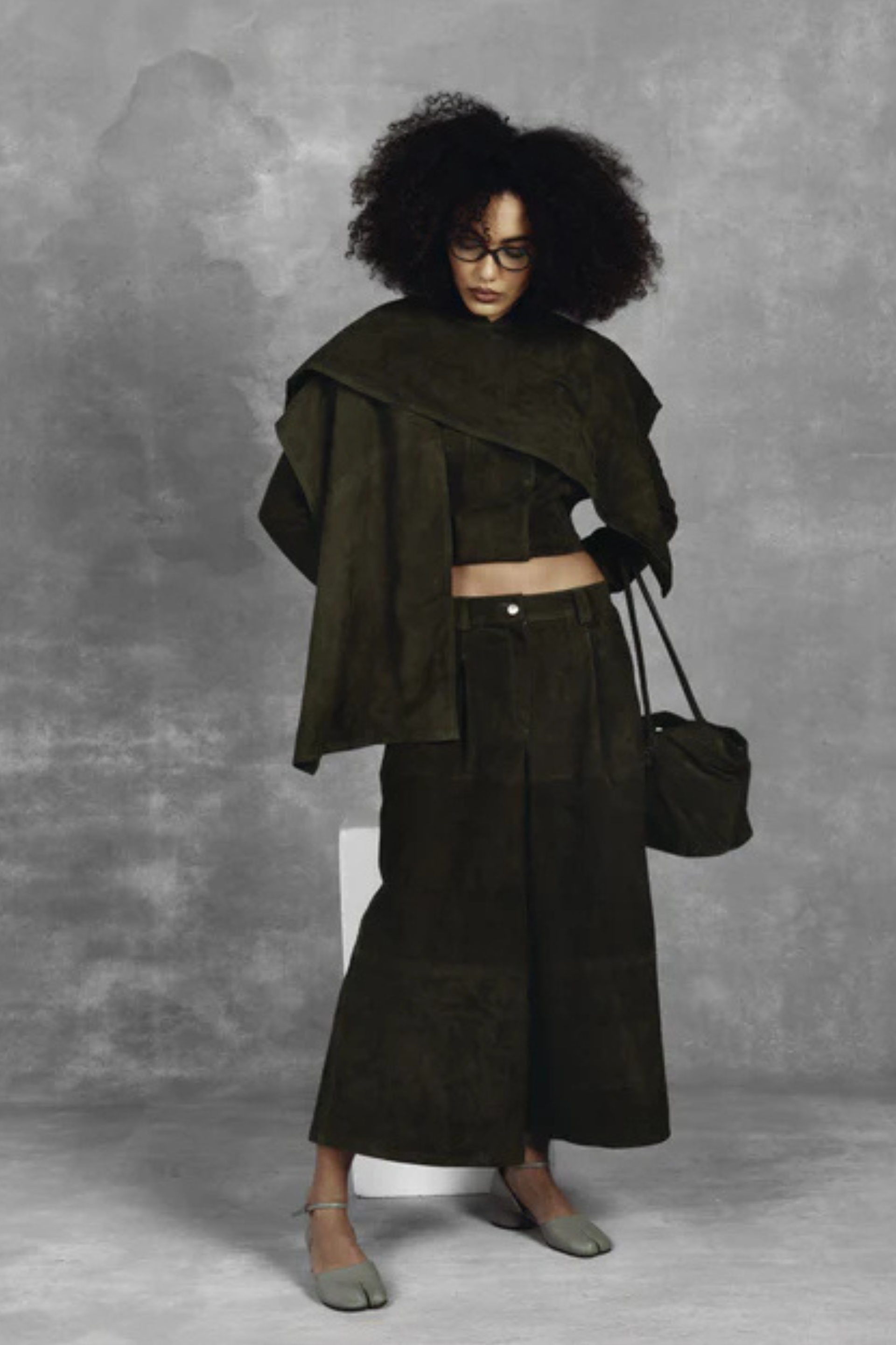 Justin Suede Pants Olive