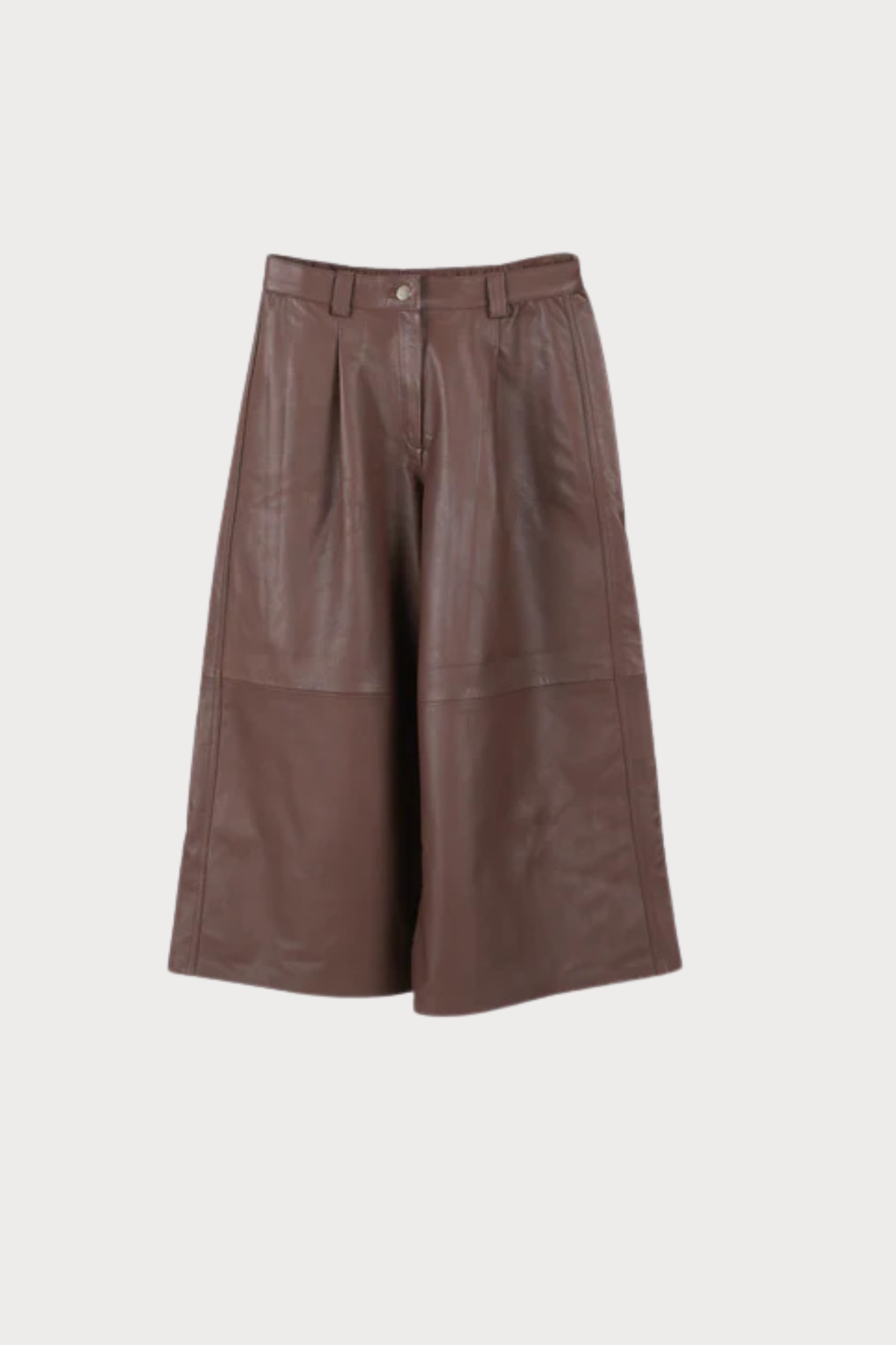 Justin Leather Pants Brown