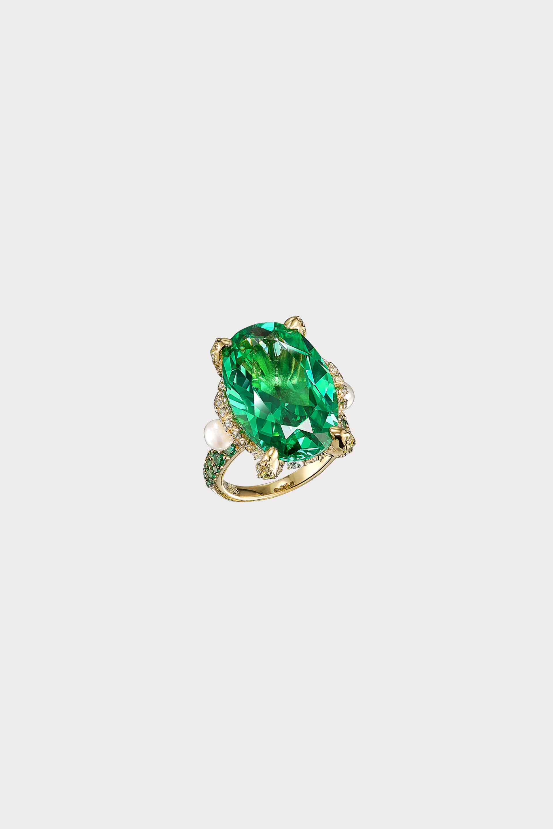 Tourmaline Mermaid Ring