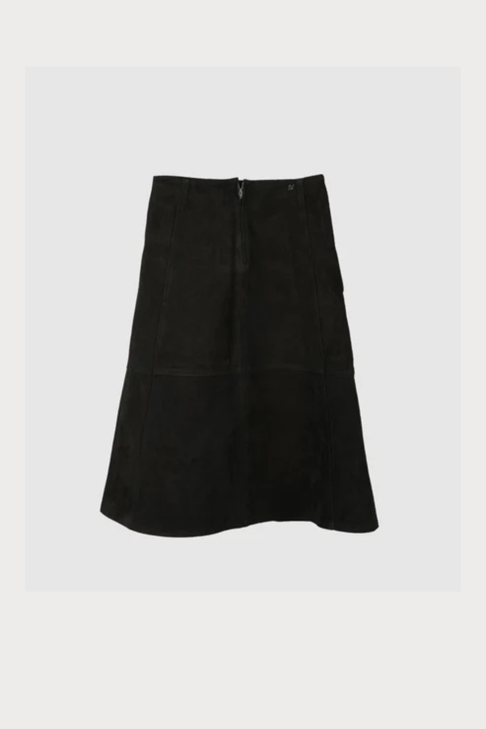 Isabelle Suede Skirt Black