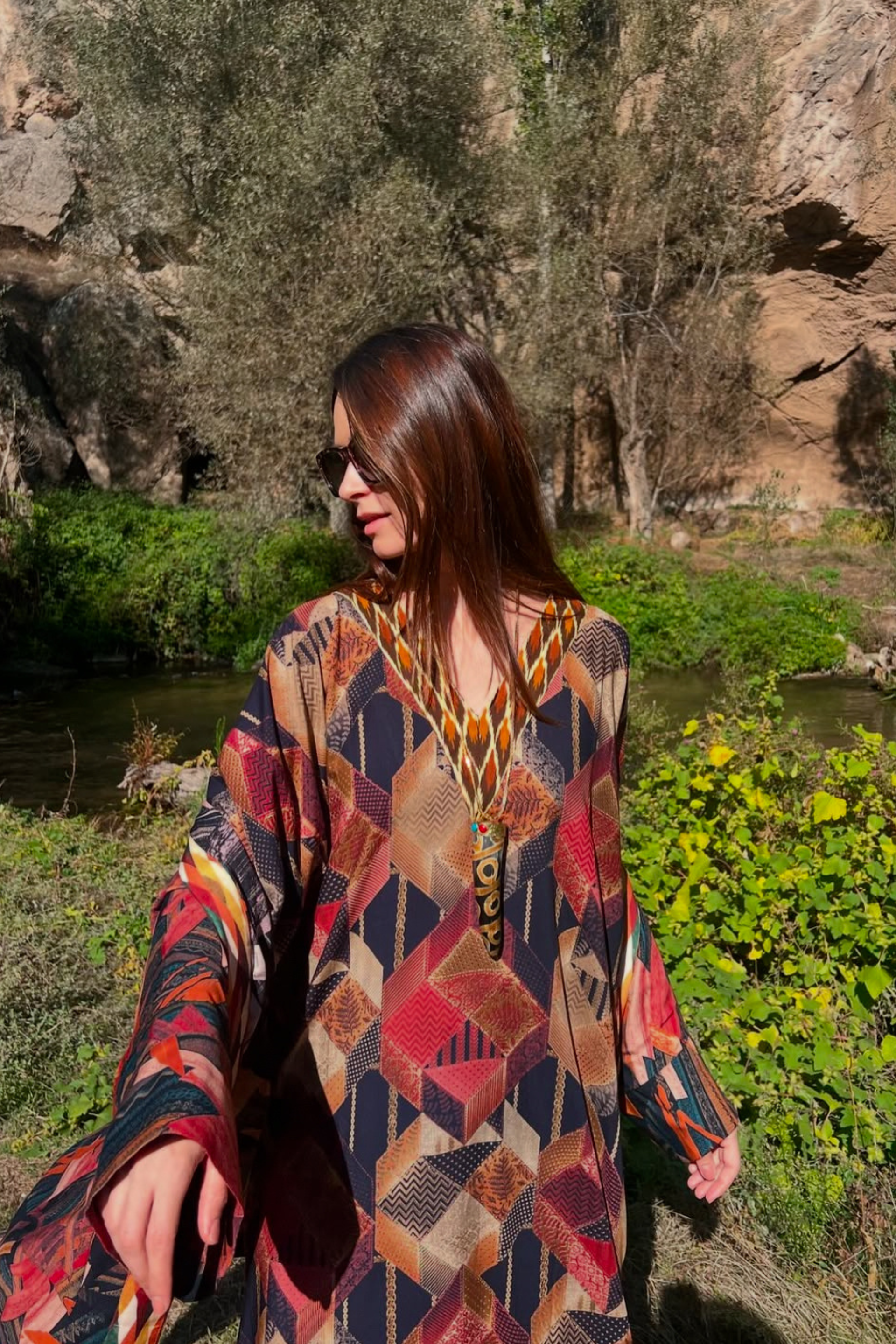 Tribe Carob Kaftan