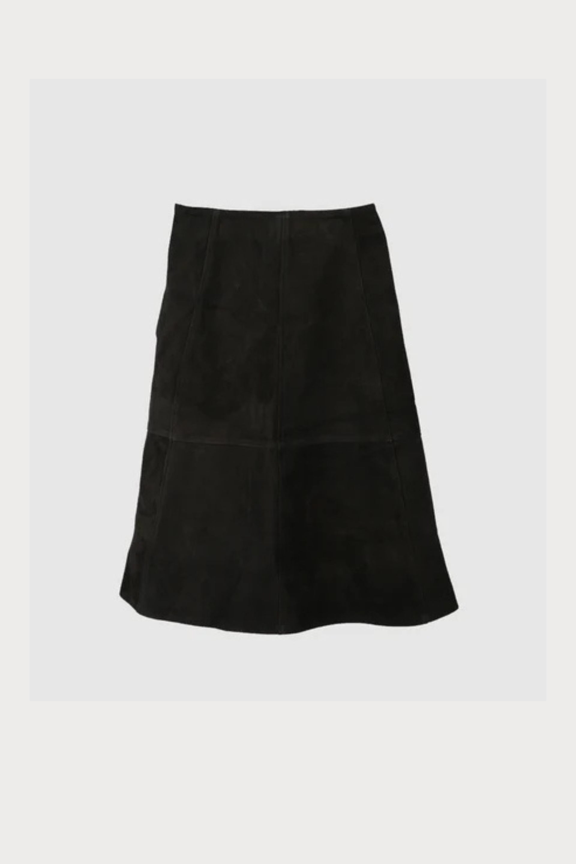 Isabelle Suede Skirt Black