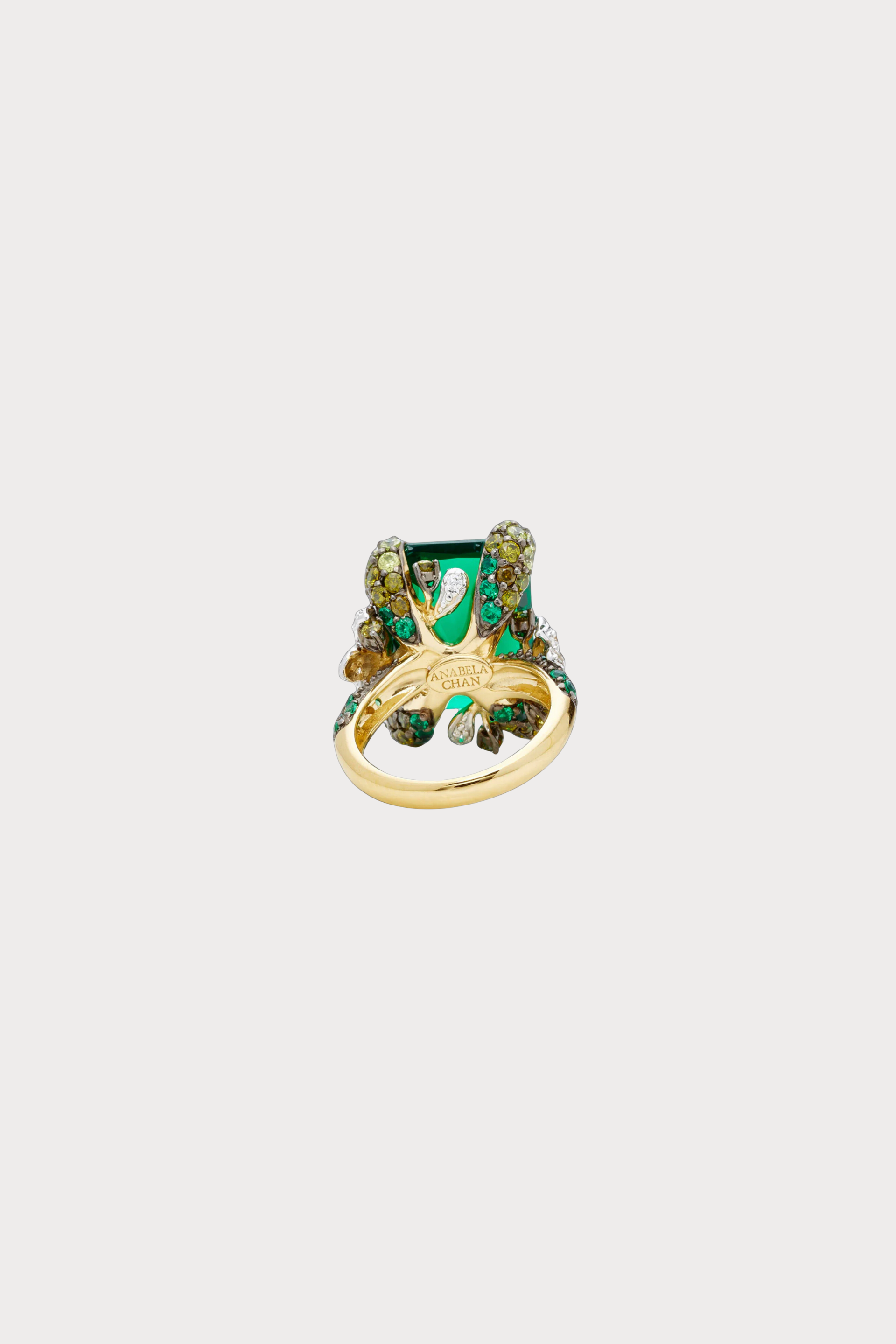 Emerald Cinderella Ring