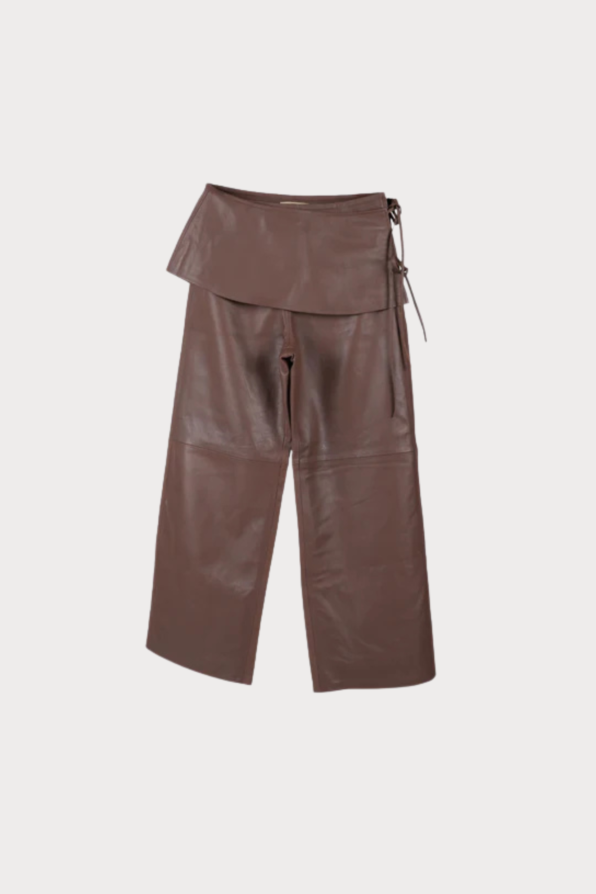 Harlow Leather Pants Brown