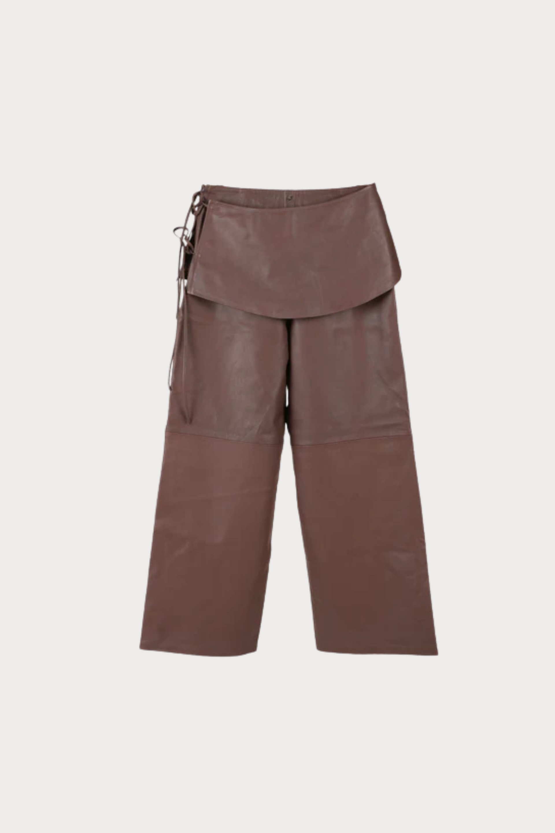 Harlow Leather Pants Brown