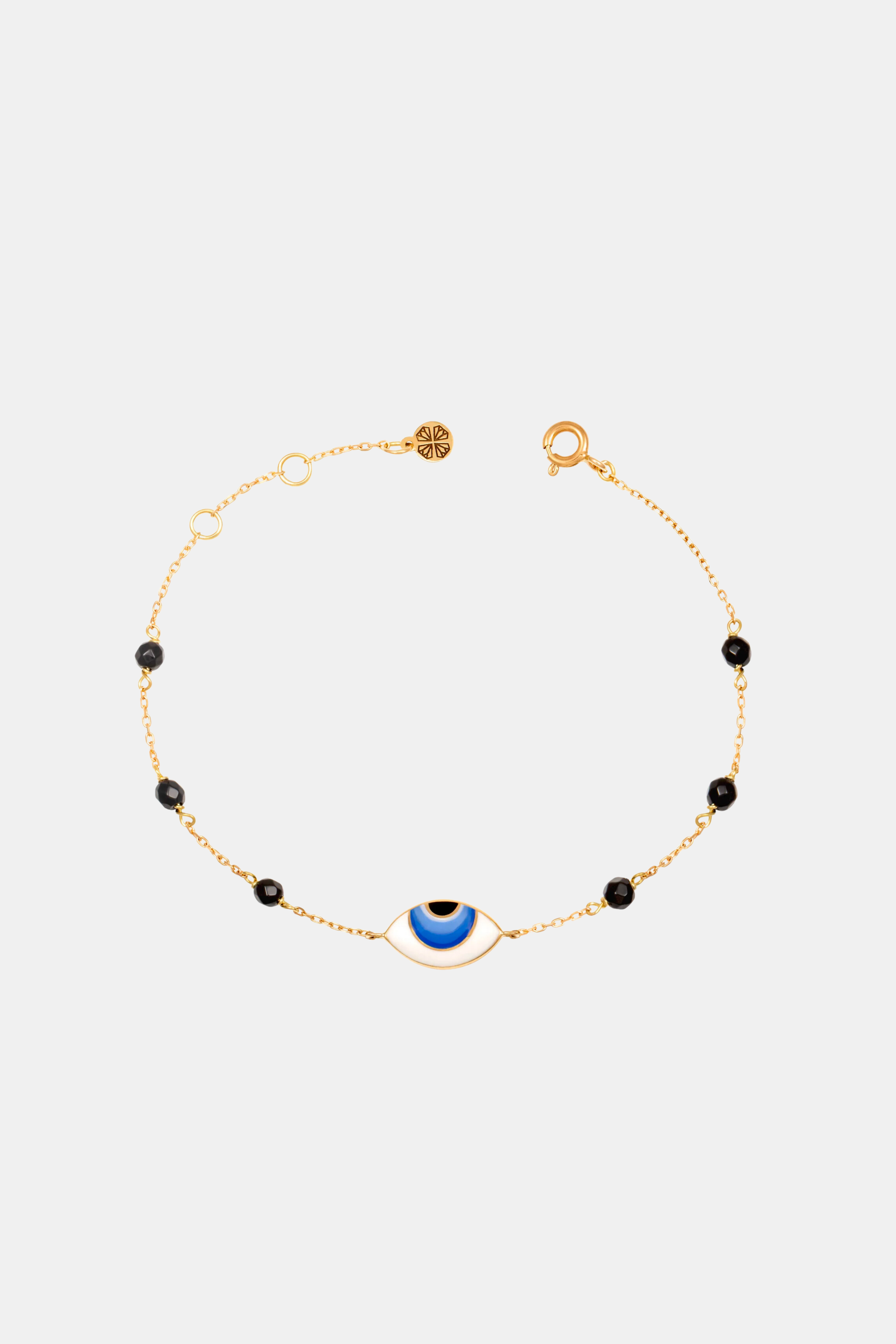 Aqua Eye Onyx Bracelet