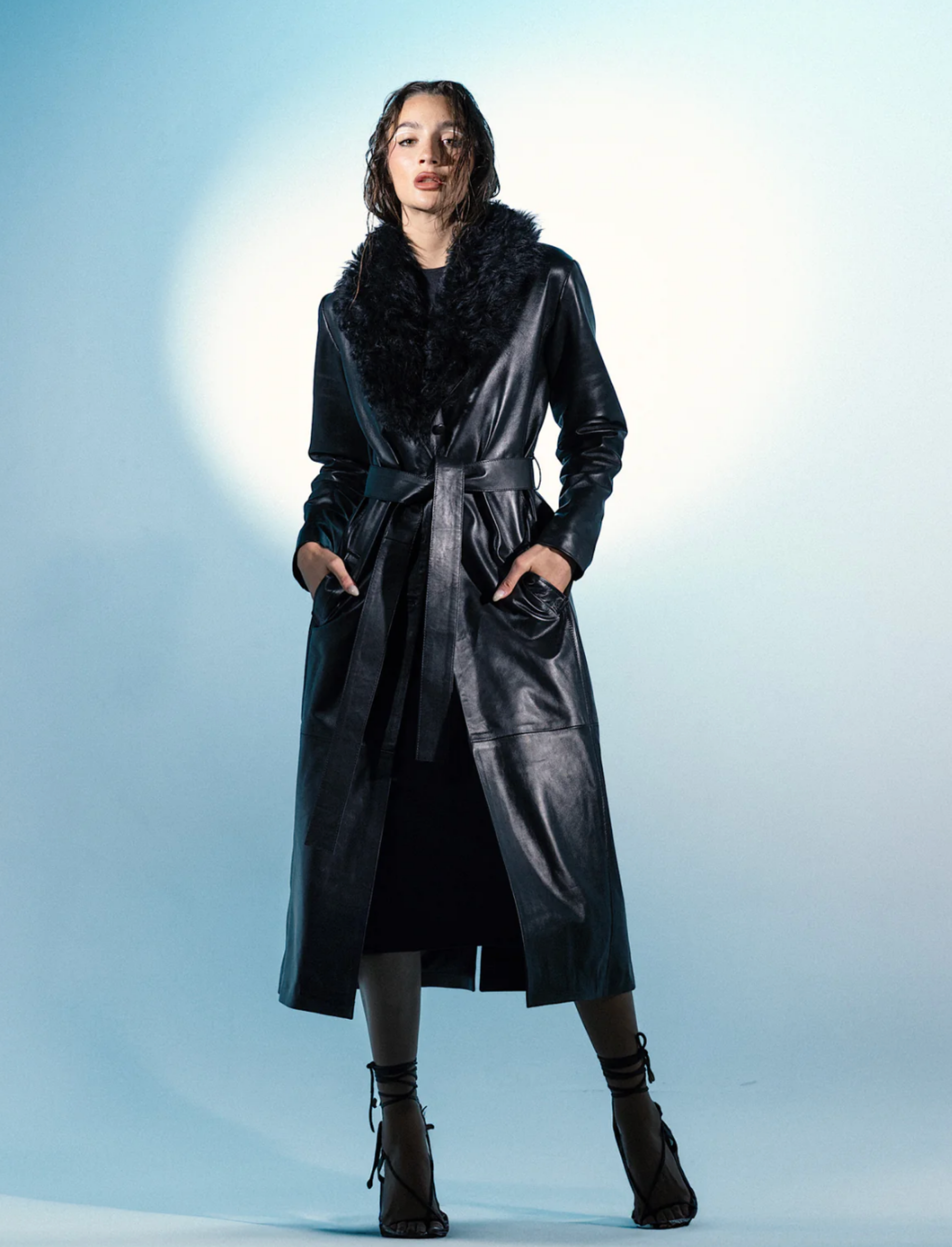 Dominic Leather Coat