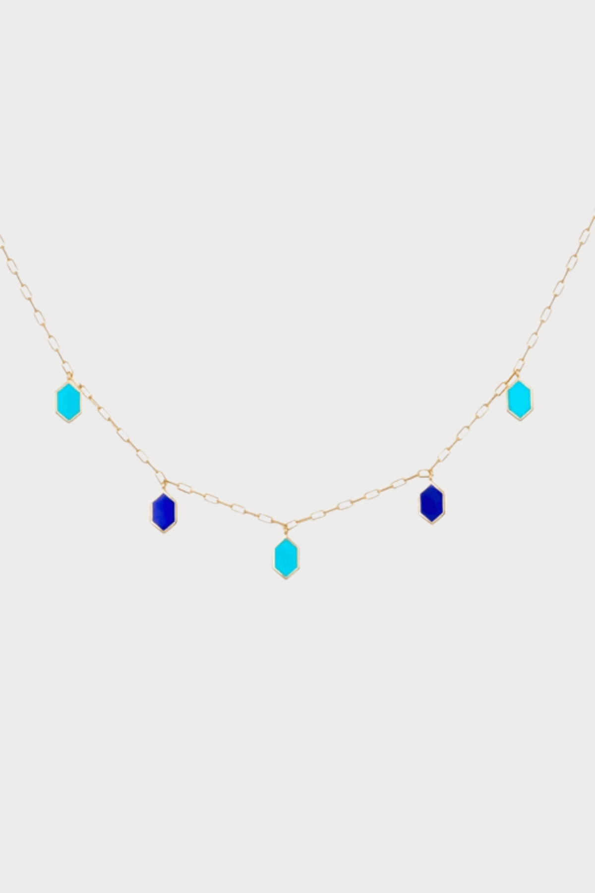 Joyful Turquoise & Lapis Lazuli Choker