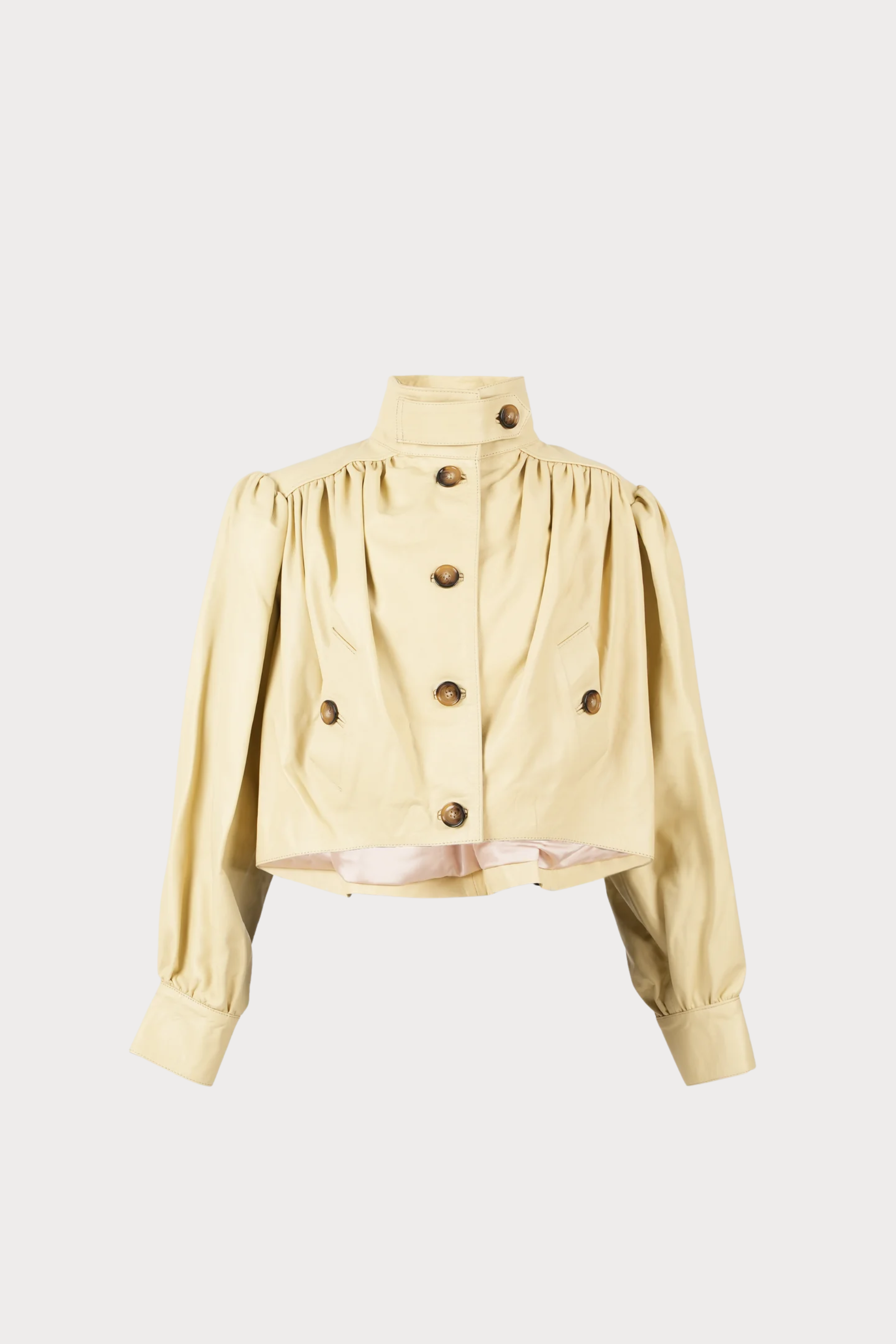 Lennox Leather Jacket Butter Yellow