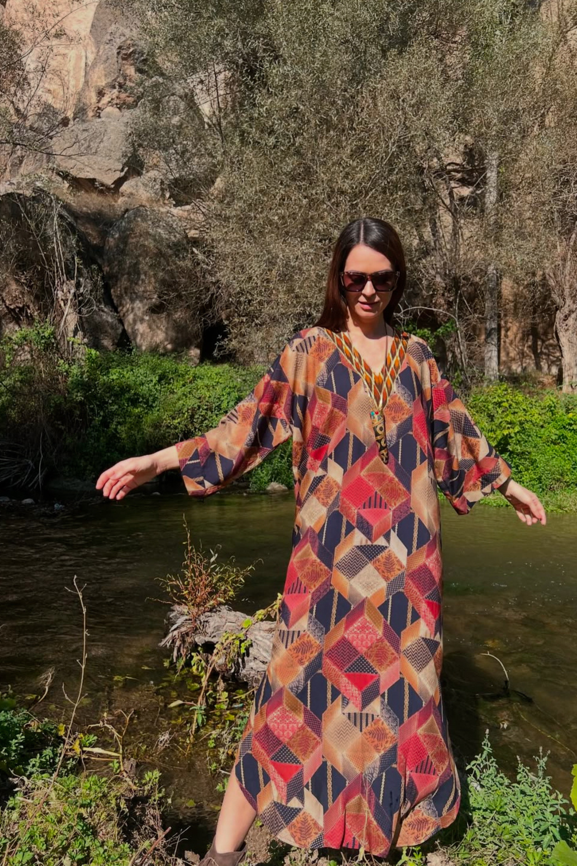 Tribe Carob Kaftan