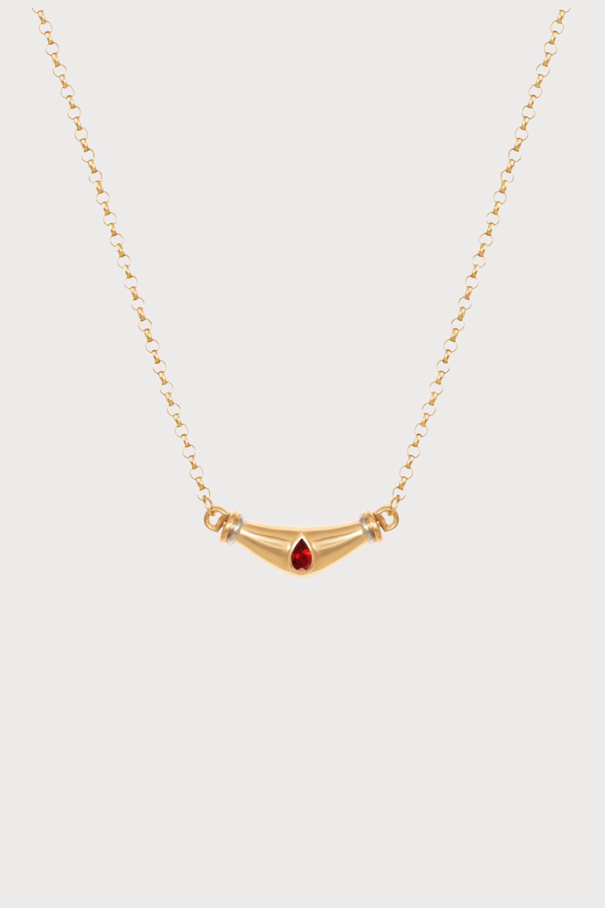 Diamond Pear Karma Necklace