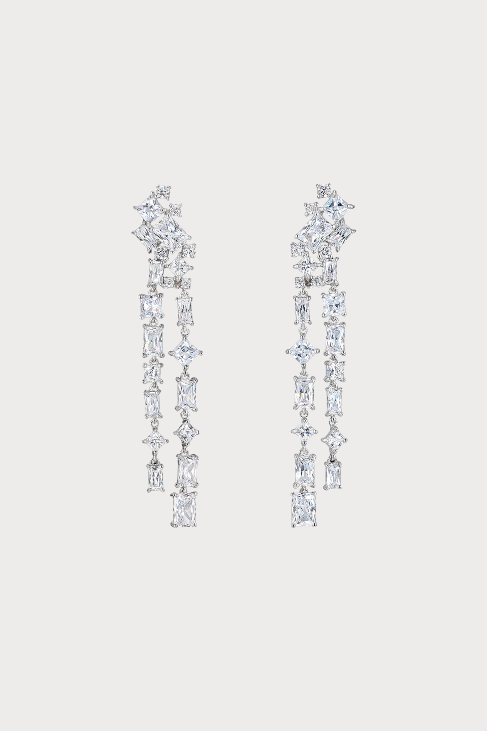 Mini Diamond Cascade Earrings