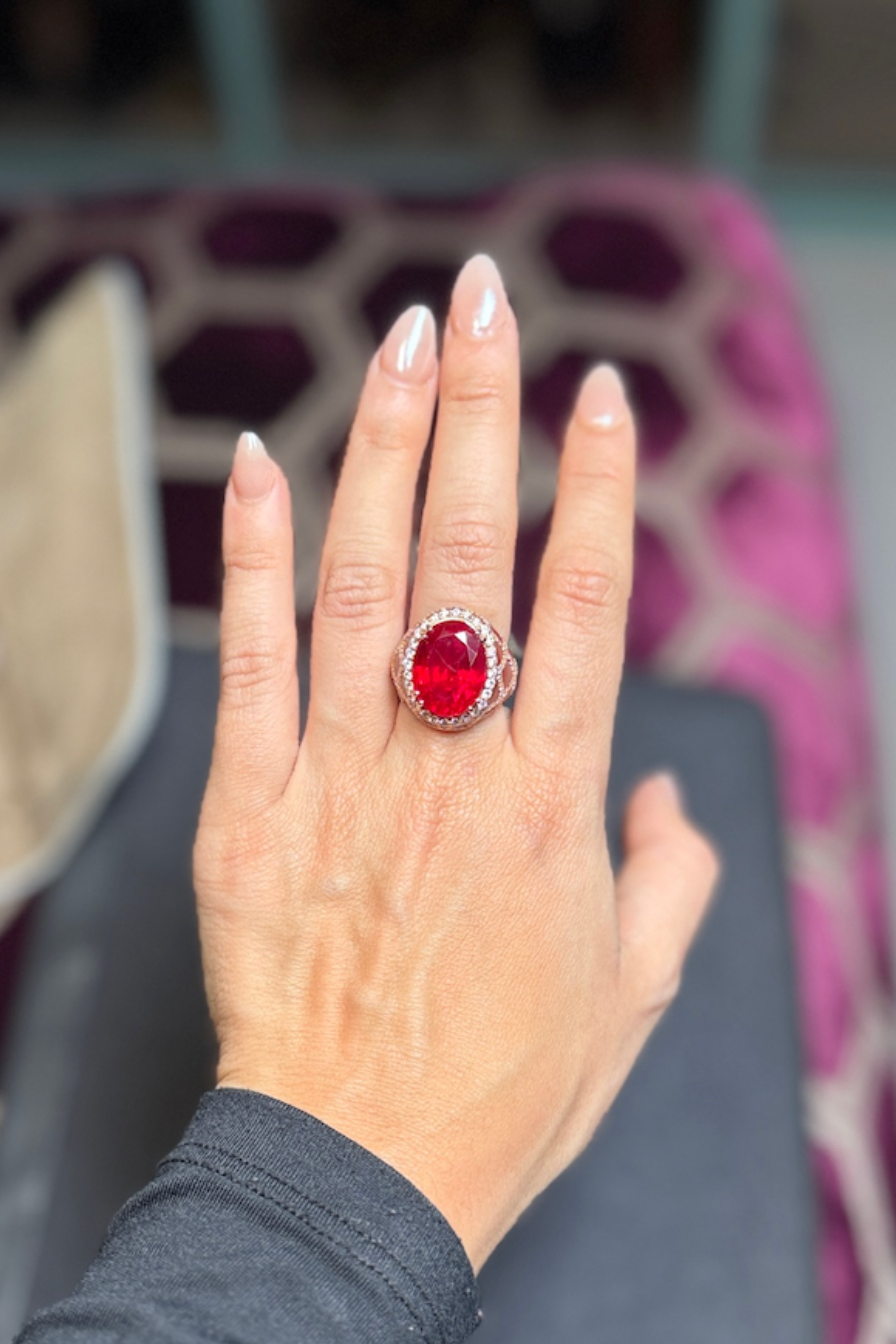 Ruby Cocktail Ring